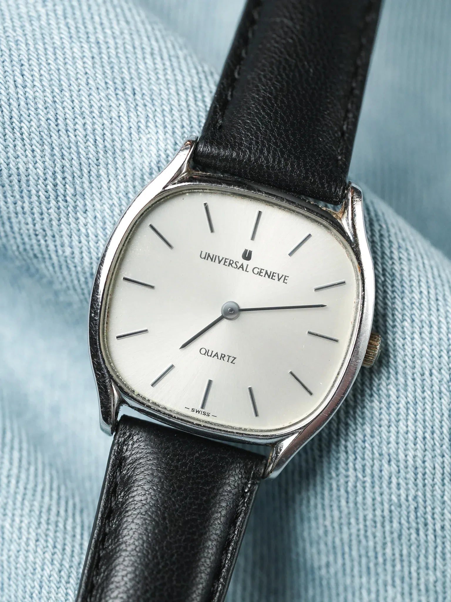 Universal Genève - Octogonale Extra Plate Acier - 1980s - Atelier Victor