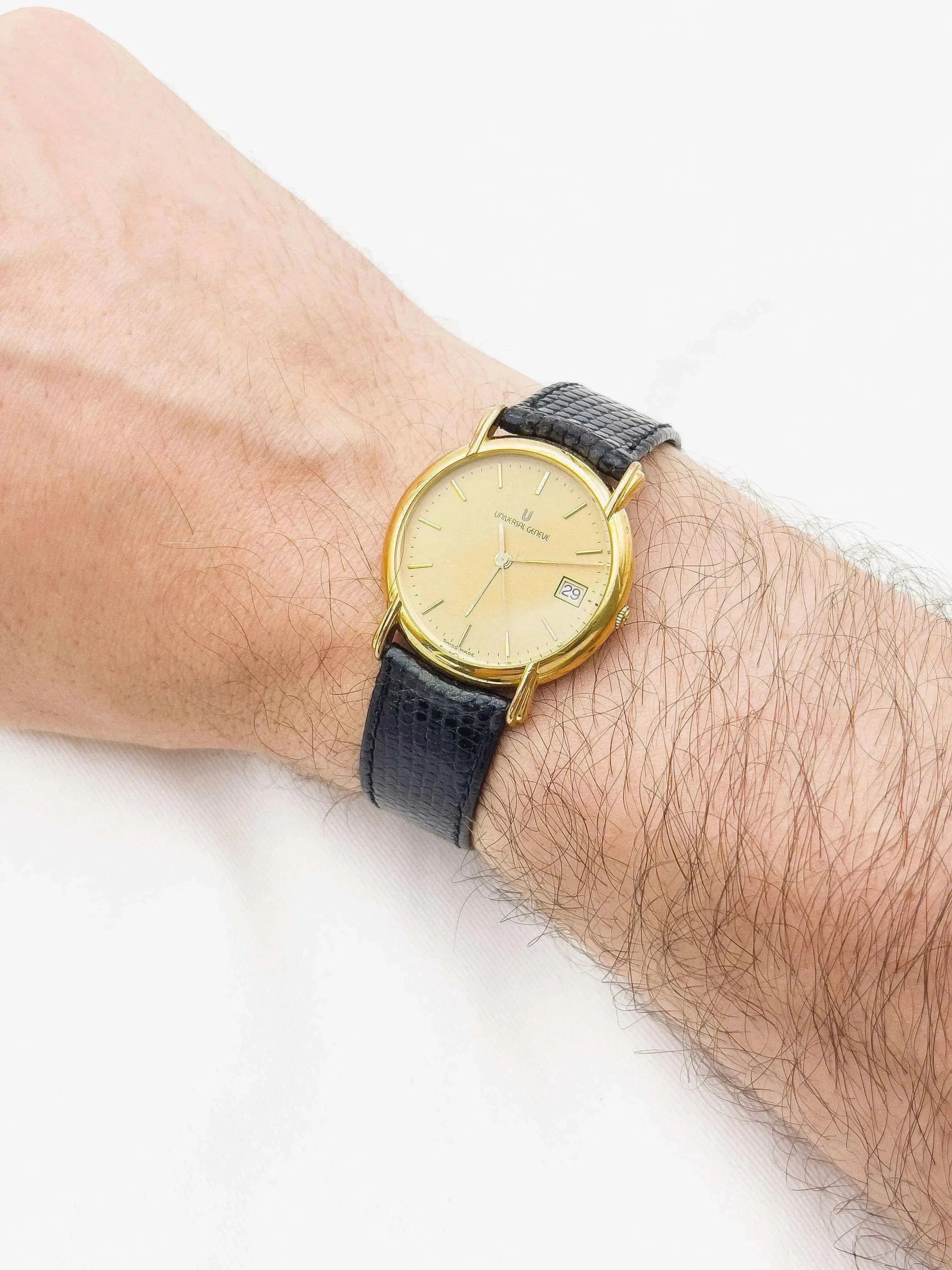 Universal Genève - Plaqué or Circle Date - 1970s - Atelier Victor