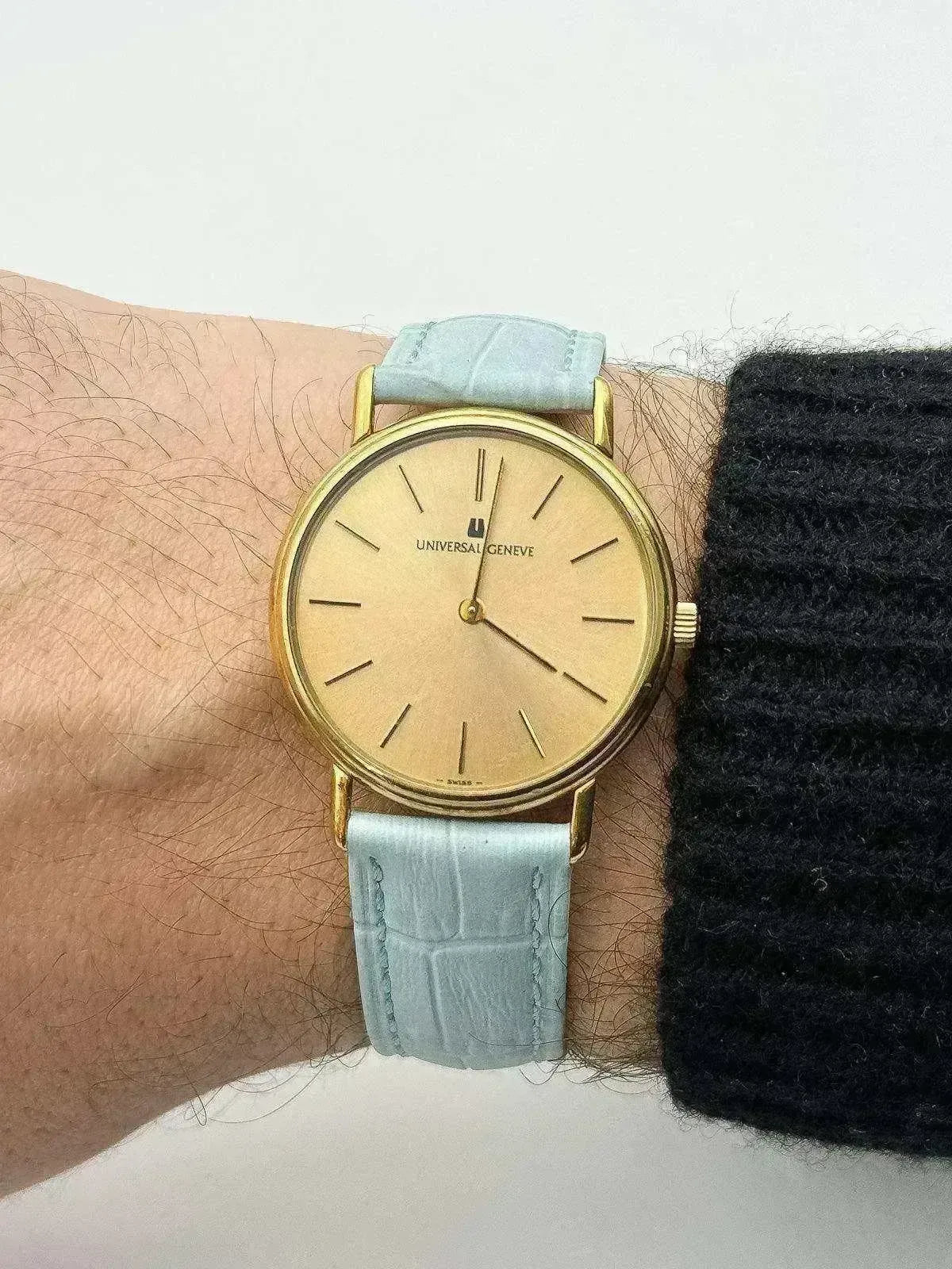 Universal Genève - Plaqué or Circle Ultra Slim Manuel - 1980s - Atelier Victor