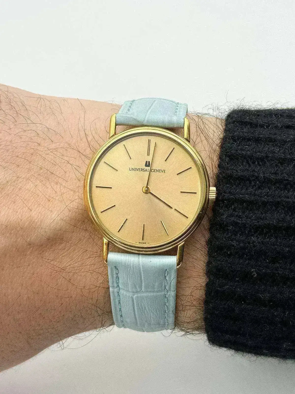 Universal Genève - Plaqué or Circle Ultra Slim Manuel - 1980s - Atelier Victor