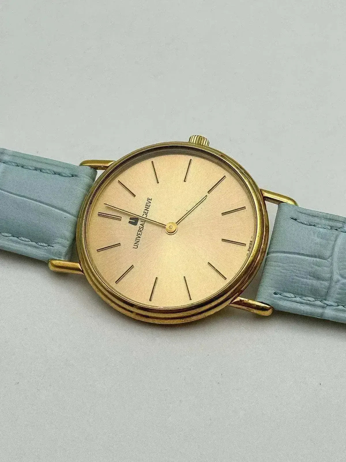 Universal Genève - Plaqué or Circle Ultra Slim Manuel - 1980s - Atelier Victor