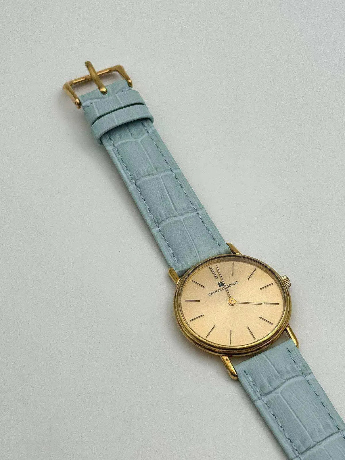 Universal Genève - Plaqué or Circle Ultra Slim Manuel - 1980s - Atelier Victor - Vintage Shop