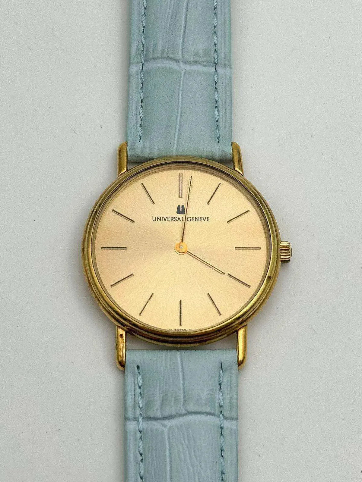 Universal Genève - Plaqué or Circle Ultra Slim Manuel - 1980s - Atelier Victor - Vintage Shop