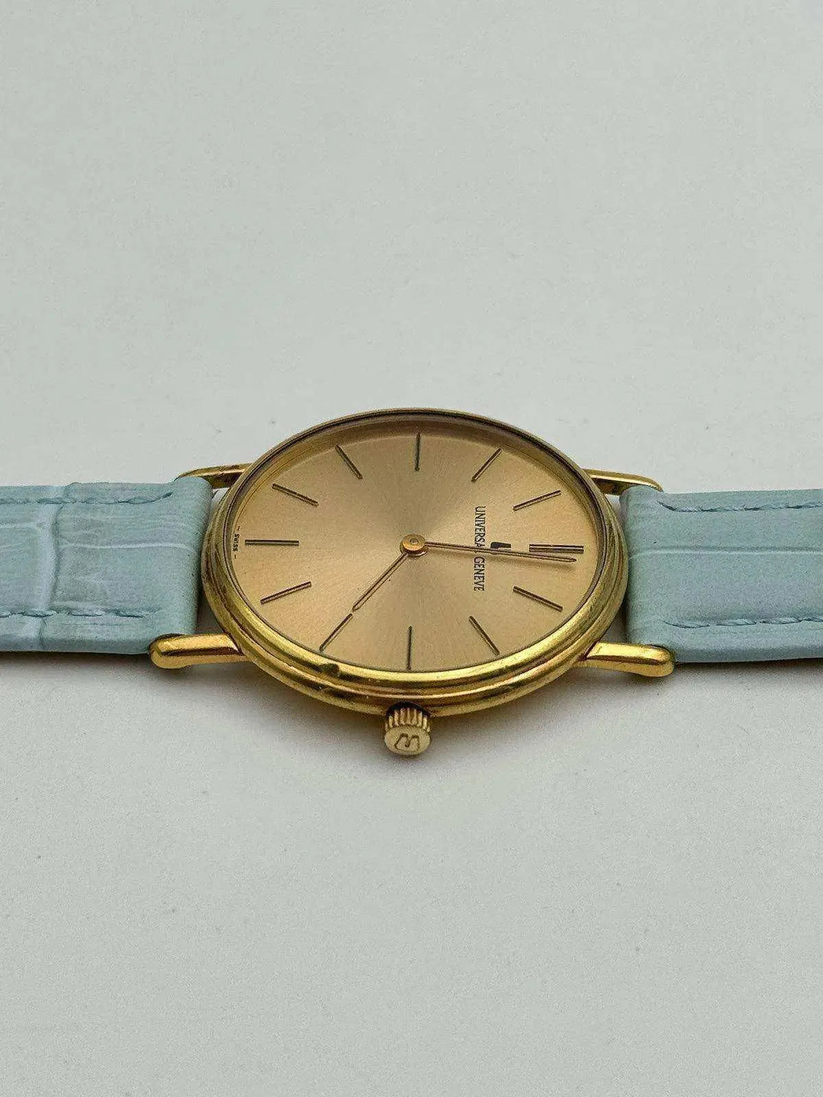 Universal Genève - Plaqué or Circle Ultra Slim Manuel - 1980s - Atelier Victor - Vintage Shop
