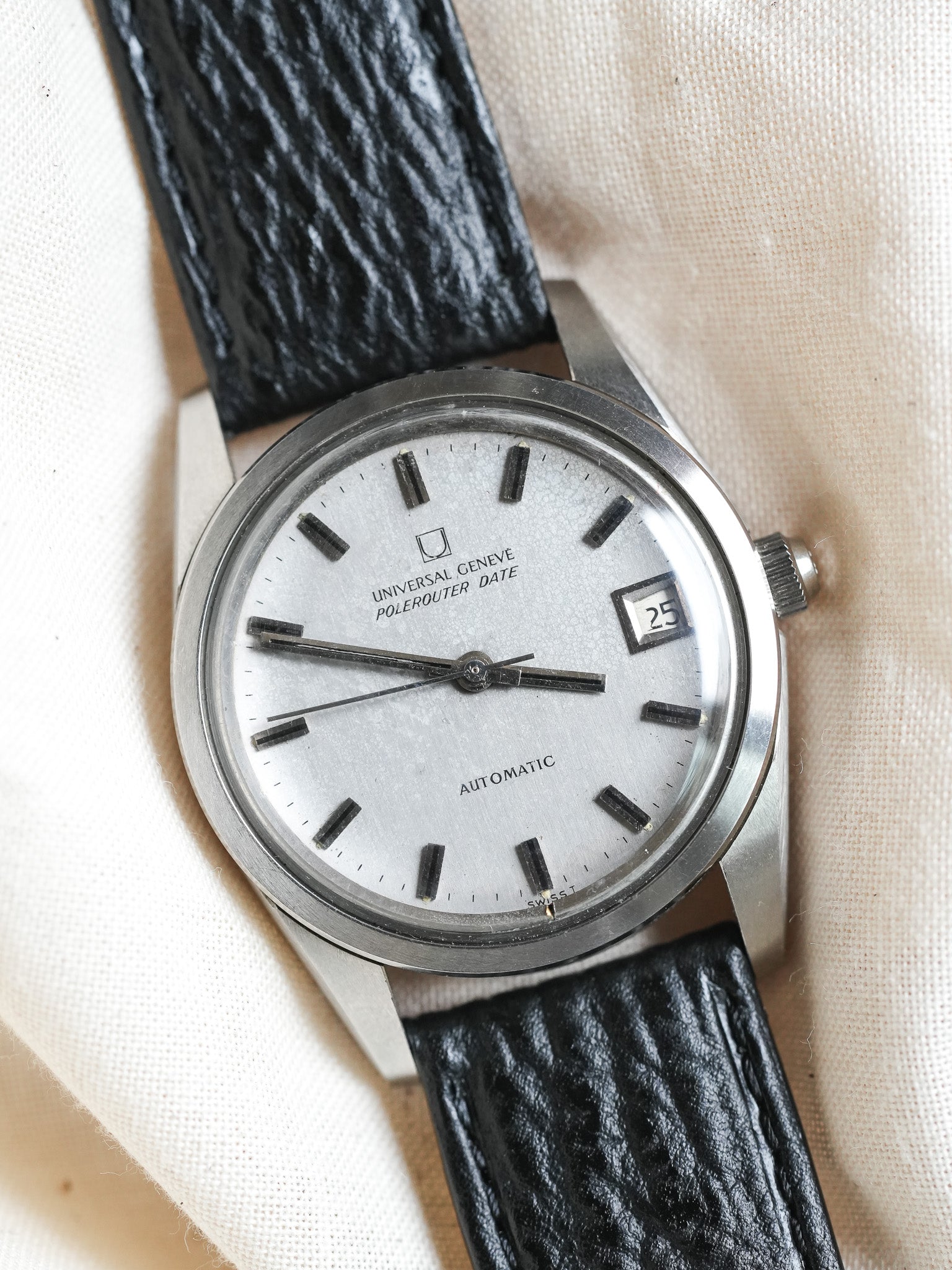 Universal Genève - Polerouter Date Big Crown Micro-rotor - 1960s - Atelier Victor - Vintage Shop