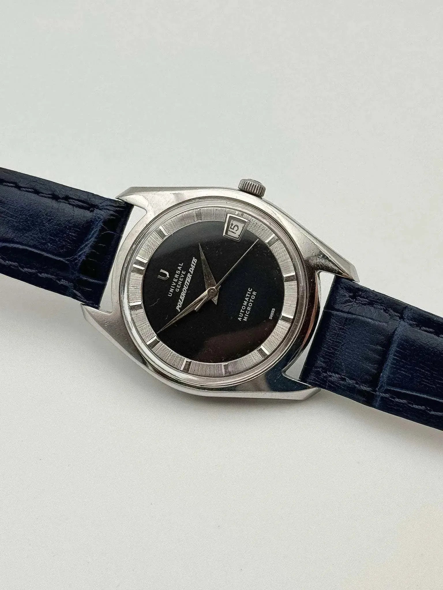 Universal Genève - Polerouter Date Micro Rotor - 1960s - Atelier Victor - Vintage Shop