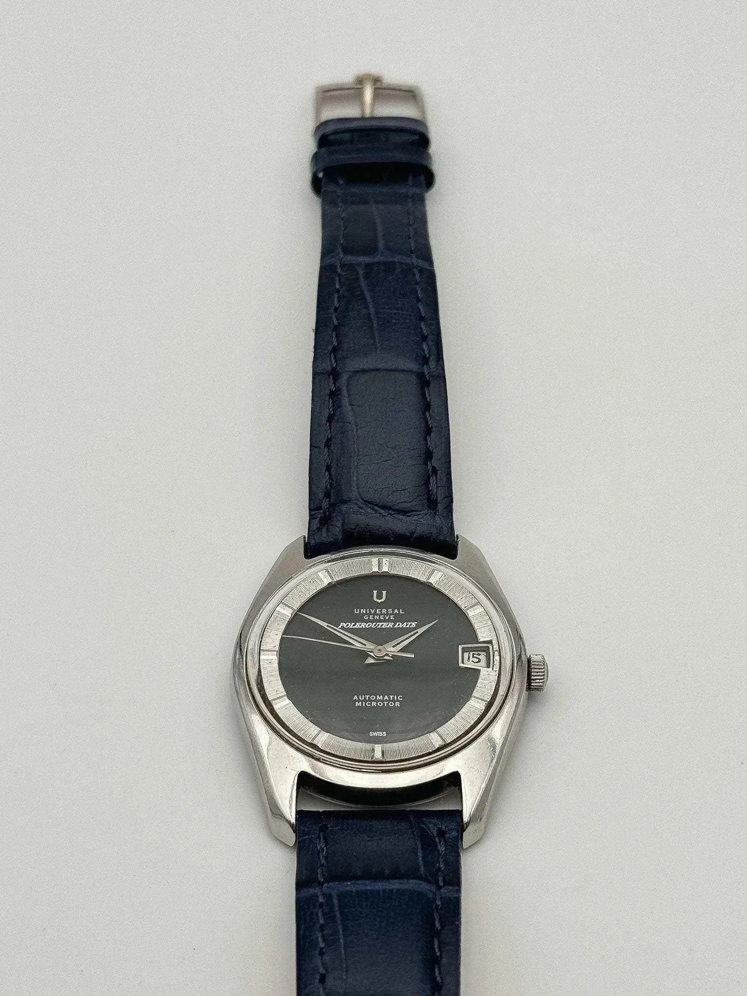 Universal Genève - Polerouter Date Micro Rotor - 1960s - Atelier Victor - Vintage Shop