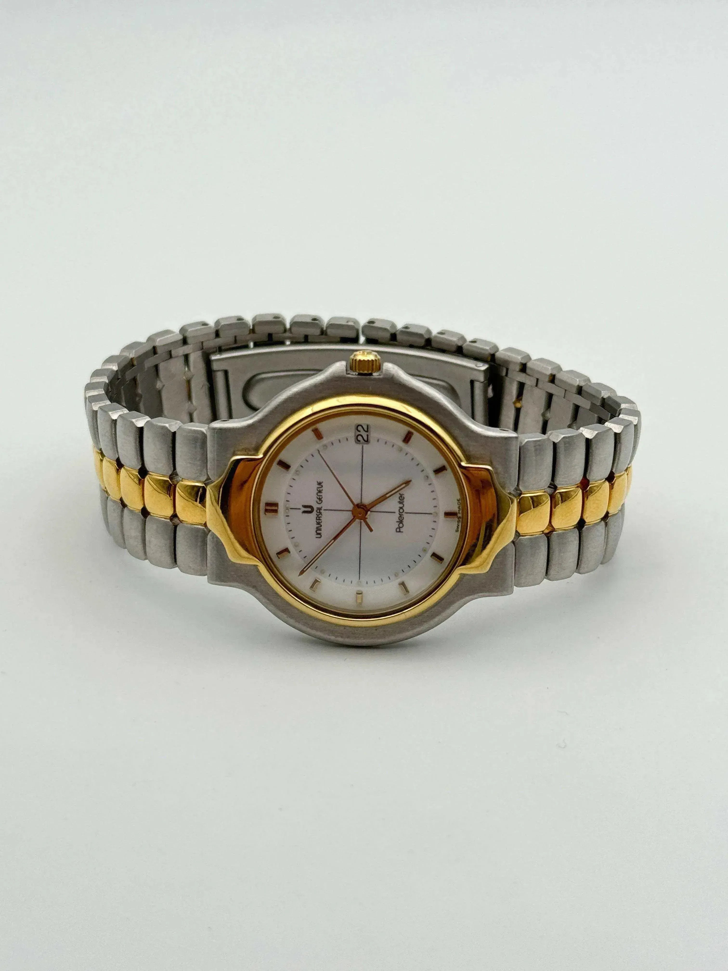 Universal Genève - Polerouter Or & Acier Quartz - 1980s - Atelier Victor