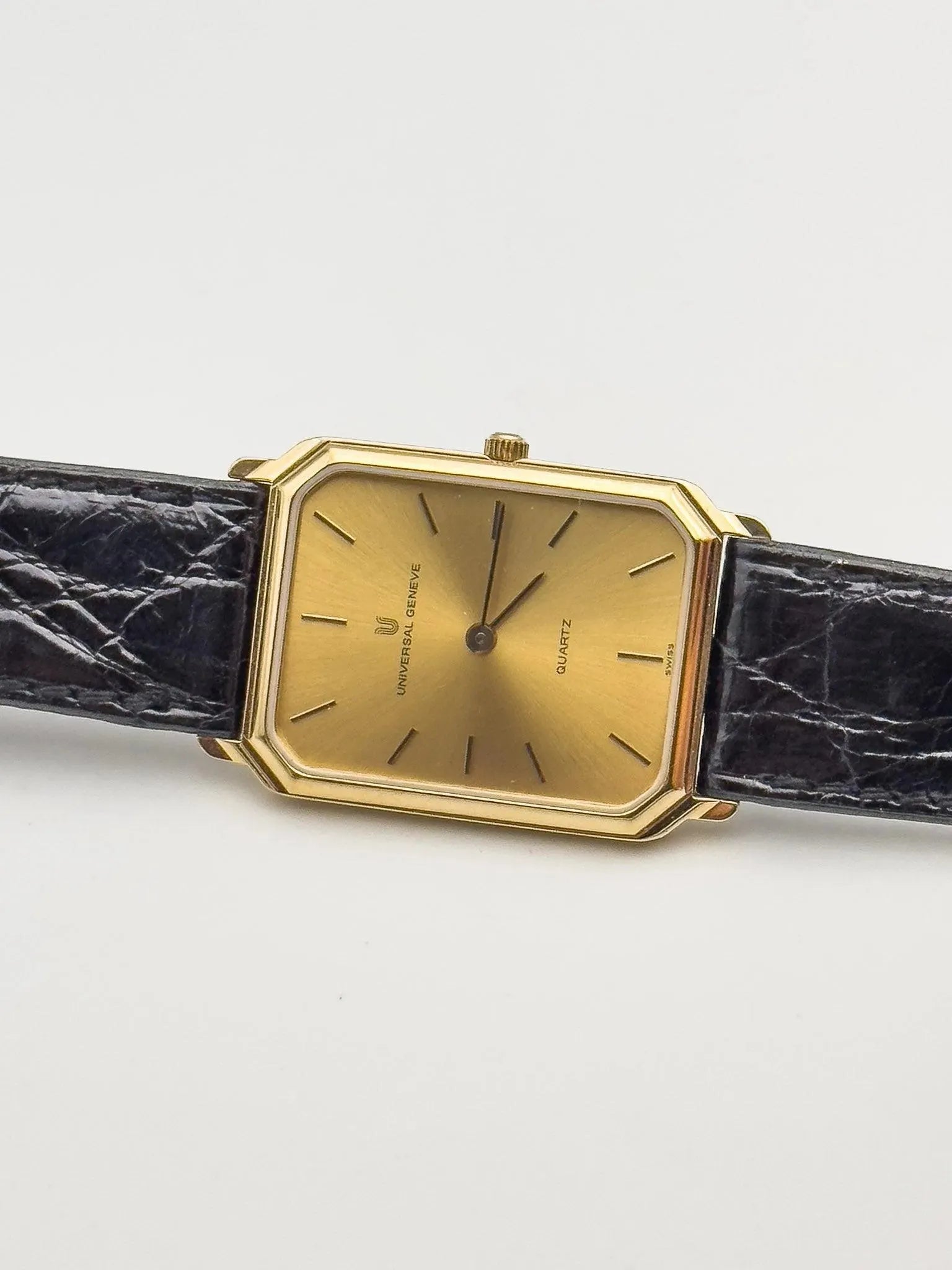 Universal Genève - Tank Allongée - NOS - 1980s - Atelier Victor Paris - Vintage Watch Shop Dubai