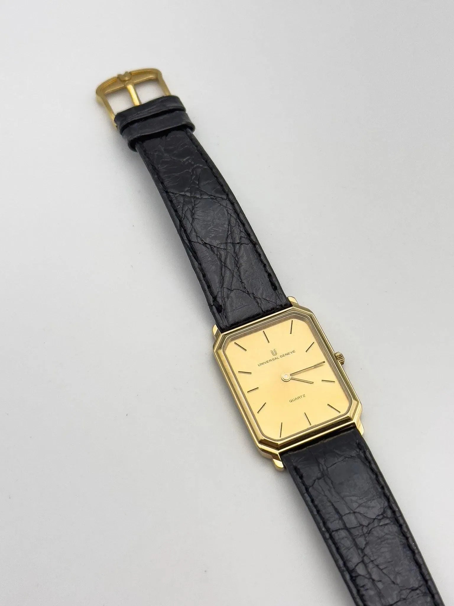 Universal Genève - Tank Allongée - NOS - 1980s - Atelier Victor Paris - Vintage Watch Shop Dubai