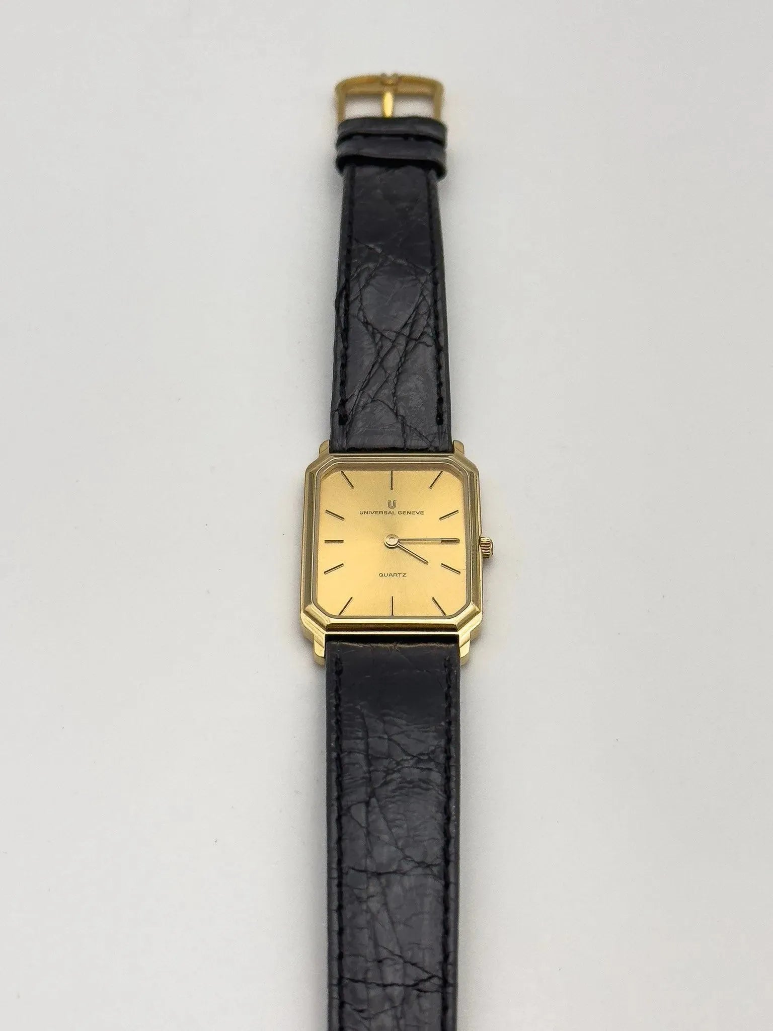 Universal Genève - Tank Allongée - NOS - 1980s - Atelier Victor Paris - Vintage Watch Shop Dubai