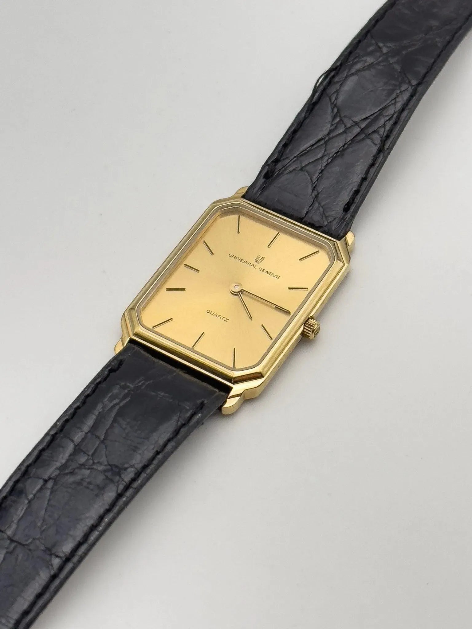 Universal Genève - Tank Allongée - NOS - 1980s - Atelier Victor Paris - Vintage Watch Shop Dubai