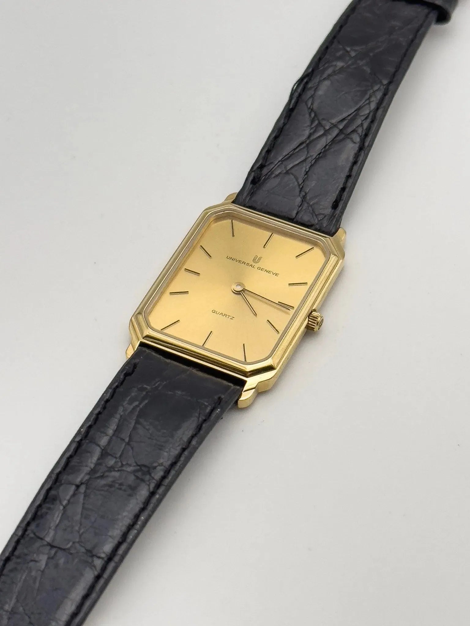 Universal Genève - Tank Allongée - NOS - 1980s - Atelier Victor Paris - Vintage Watch Shop Dubai