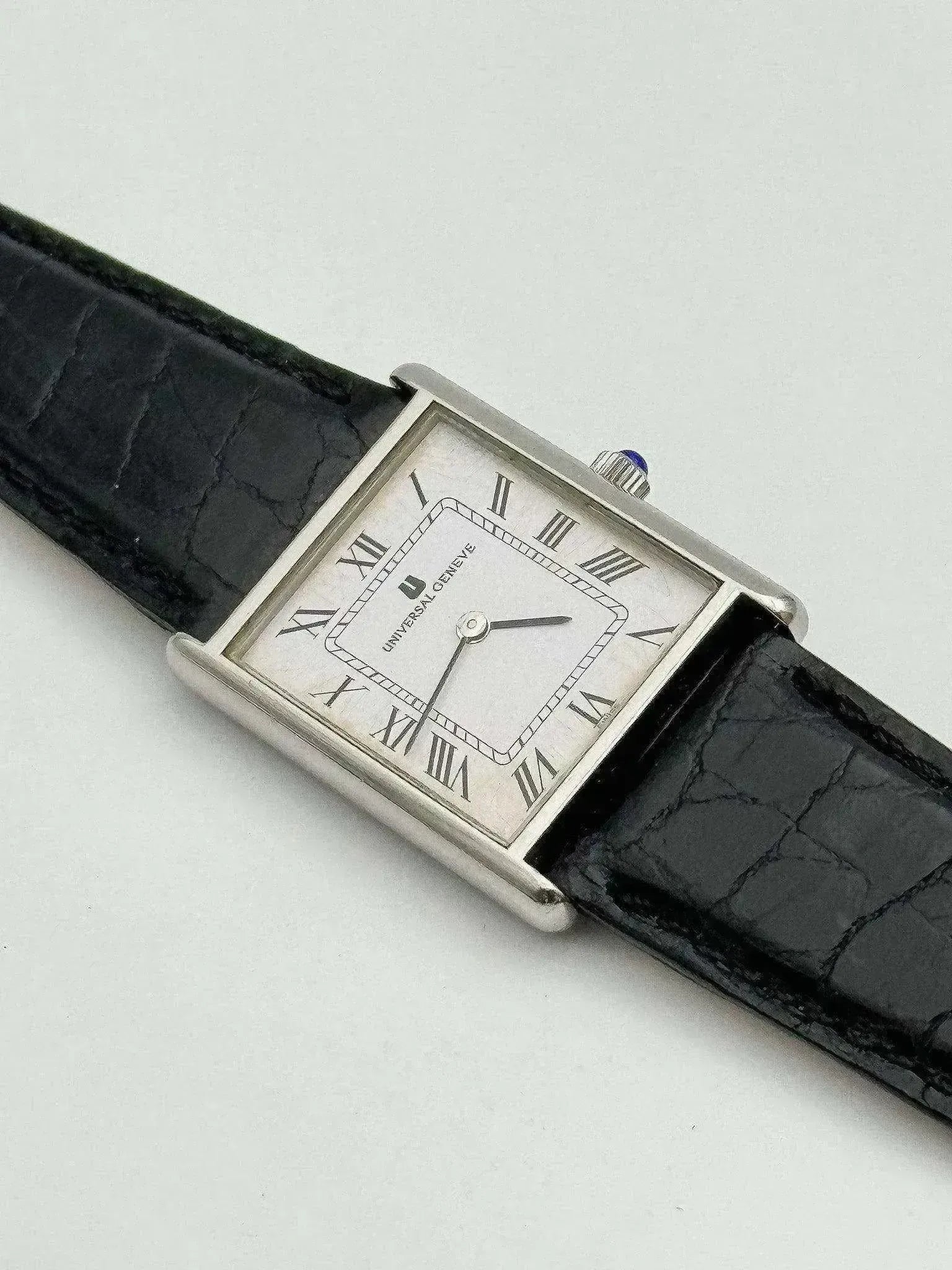 Universal Genève - Tank Cadran Paris Blanc Spider - 1980s - Atelier Victor