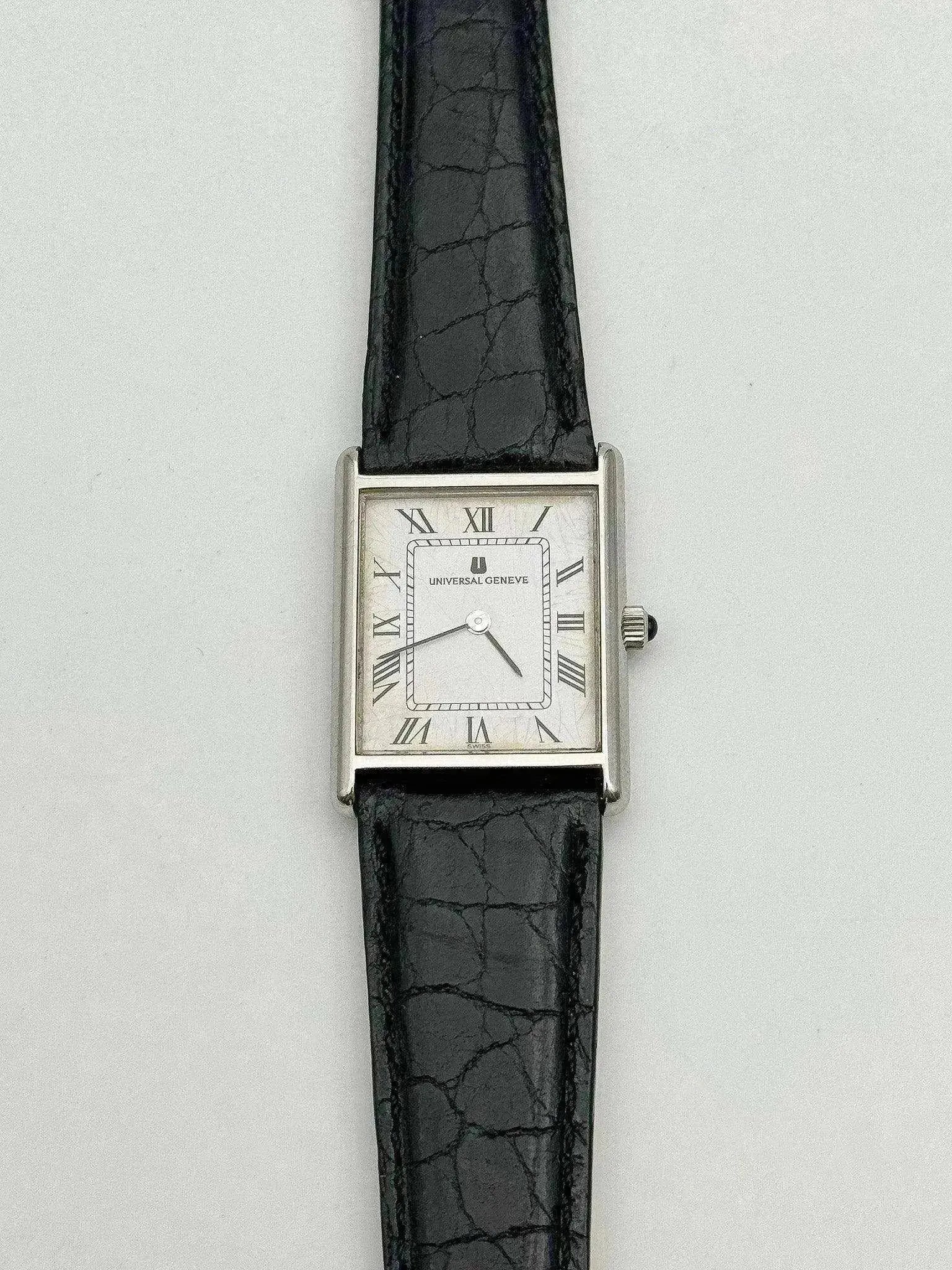 Universal Genève - Tank Cadran Paris Blanc Spider - 1980s - Atelier Victor