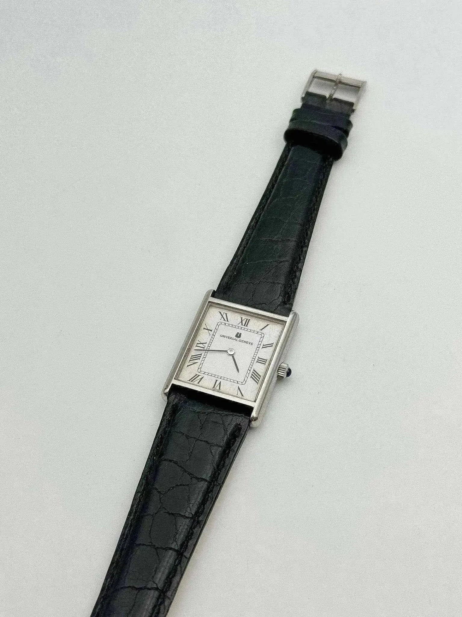 Universal Genève - Tank Cadran Paris Blanc Spider - 1980s - Atelier Victor