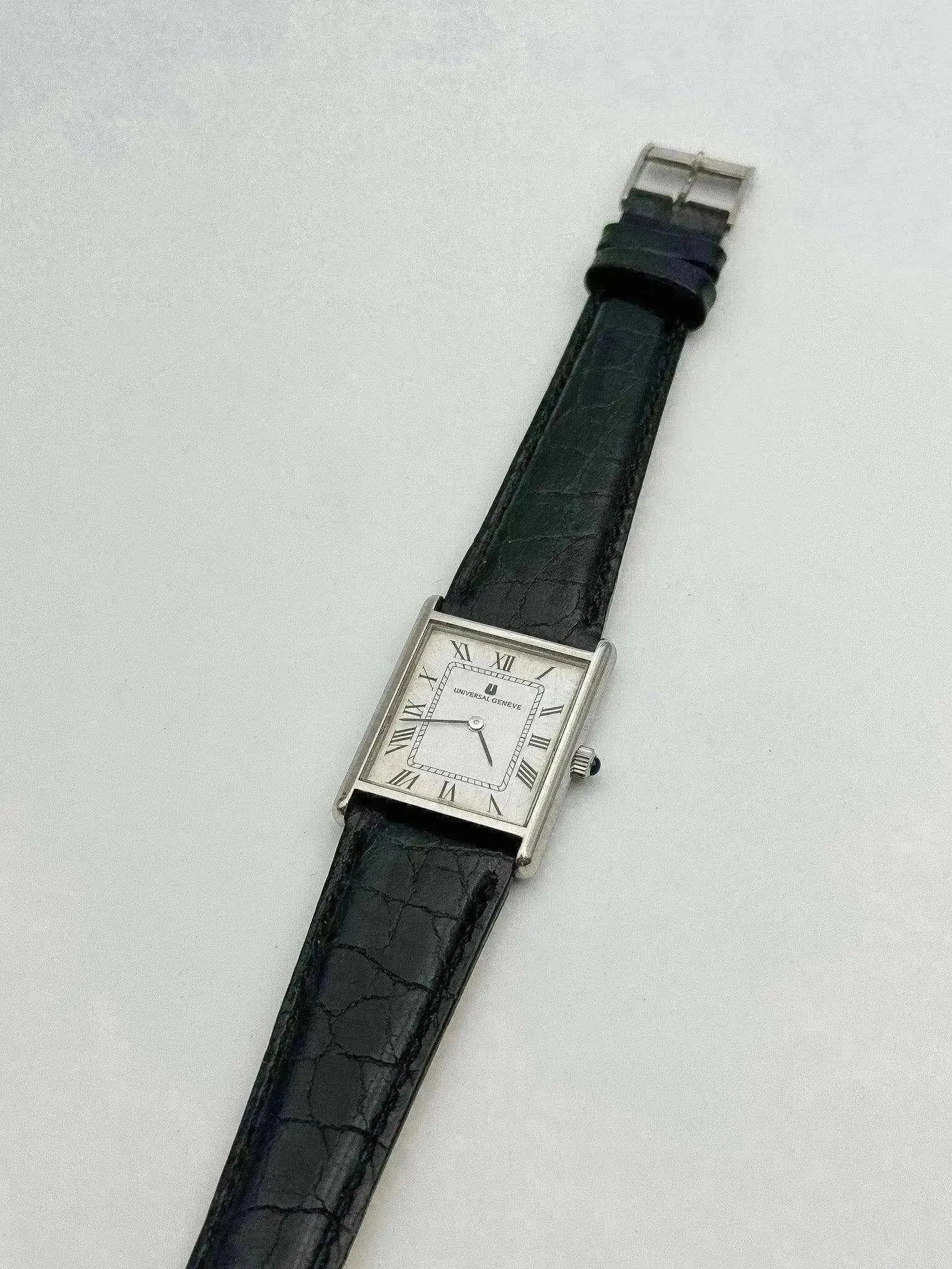 Universal Genève - Tank Cadran Paris Blanc Spider - 1980s - Atelier Victor