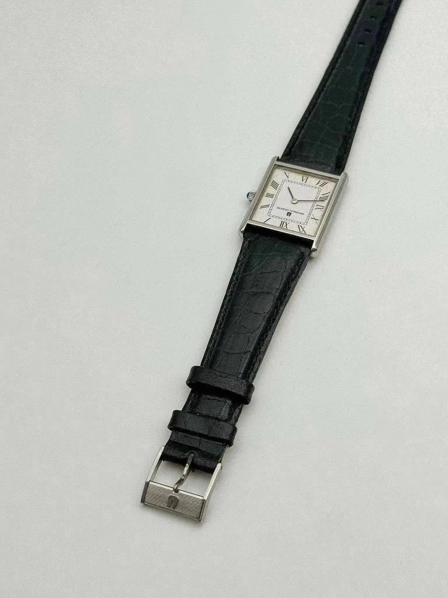 Universal Genève - Tank Cadran Paris Blanc Spider - 1980s - Atelier Victor