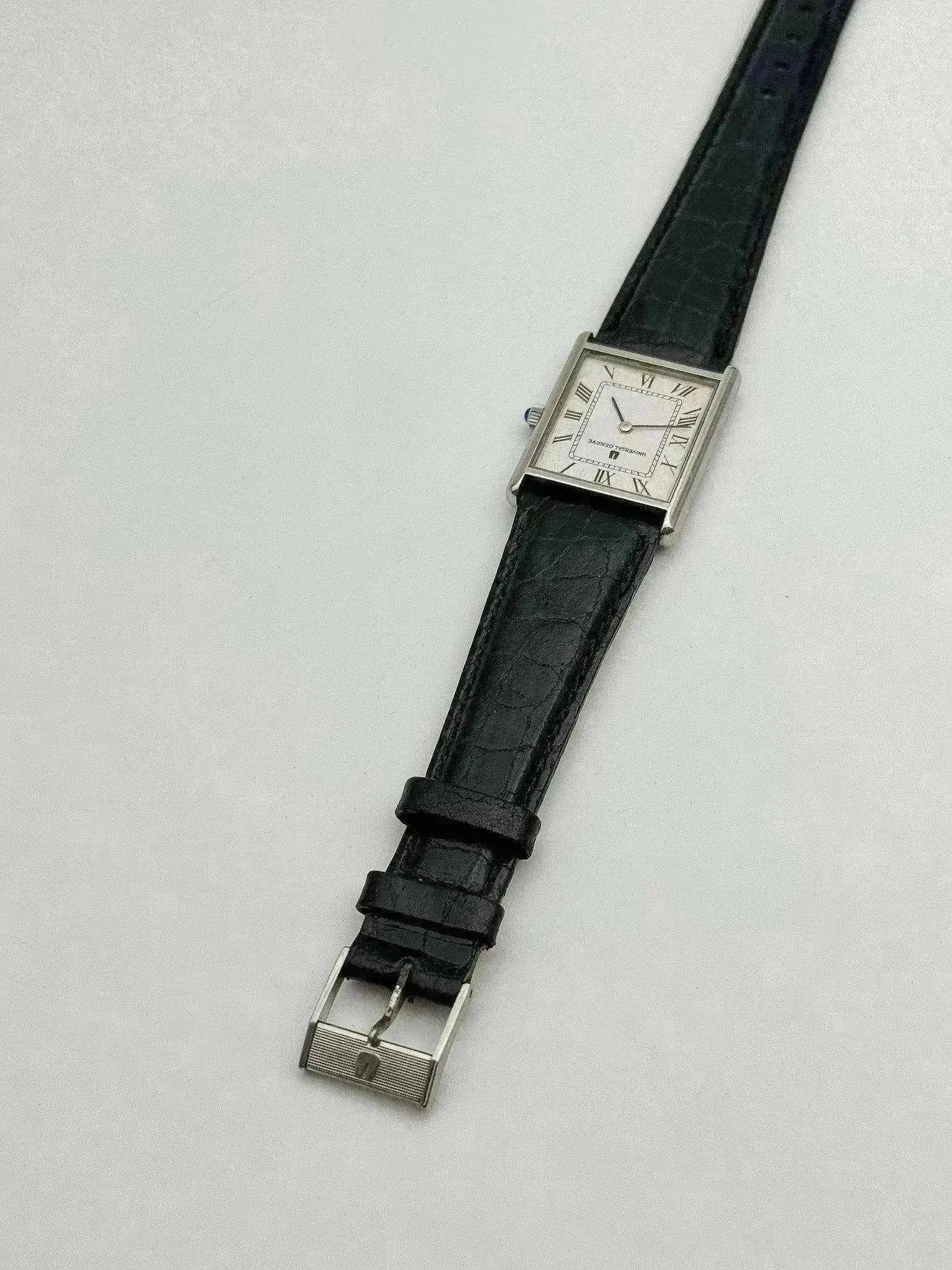 Universal Genève - Tank Cadran Paris Blanc Spider - 1980s - Atelier Victor