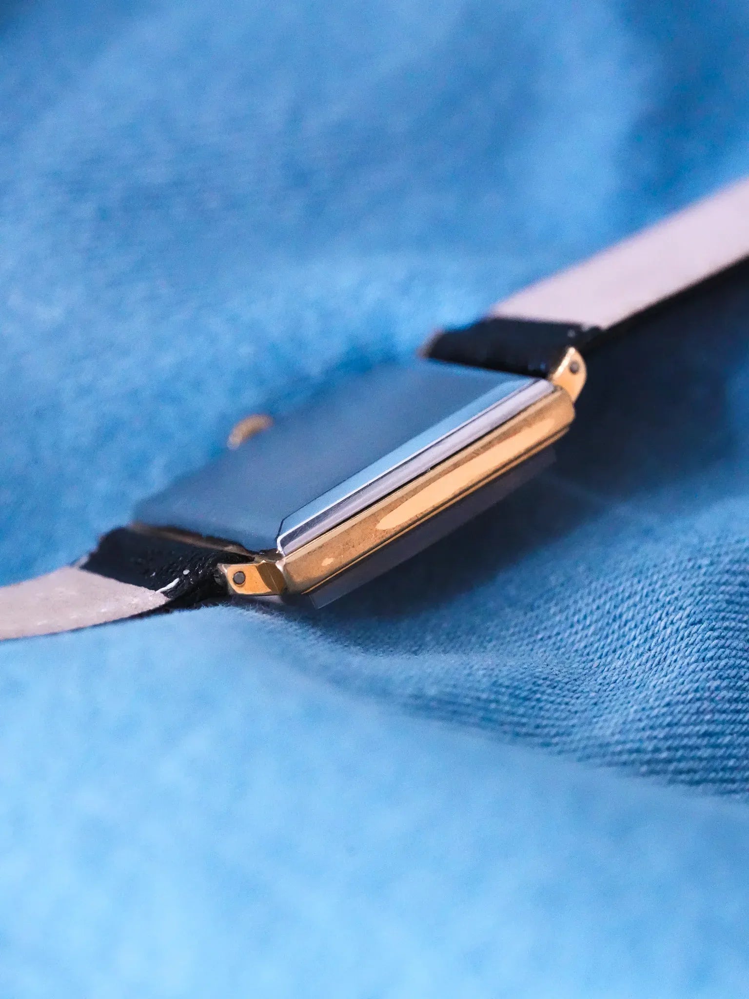 Universal Genève - Tank Carrée Date 5h Plaqué or - 1960s - Atelier Victor