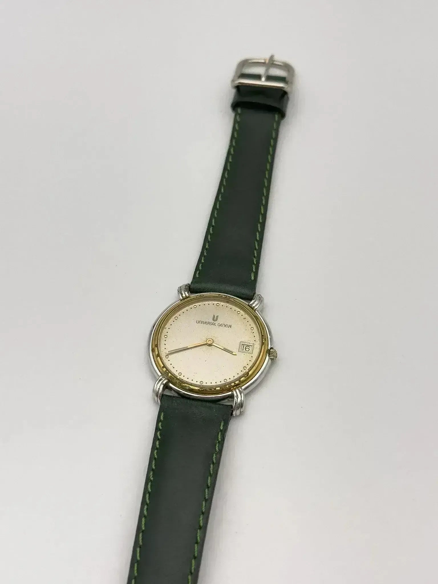 Universal Genève - Tear Drop Lugs Acier Or - 1980s - Atelier Victor