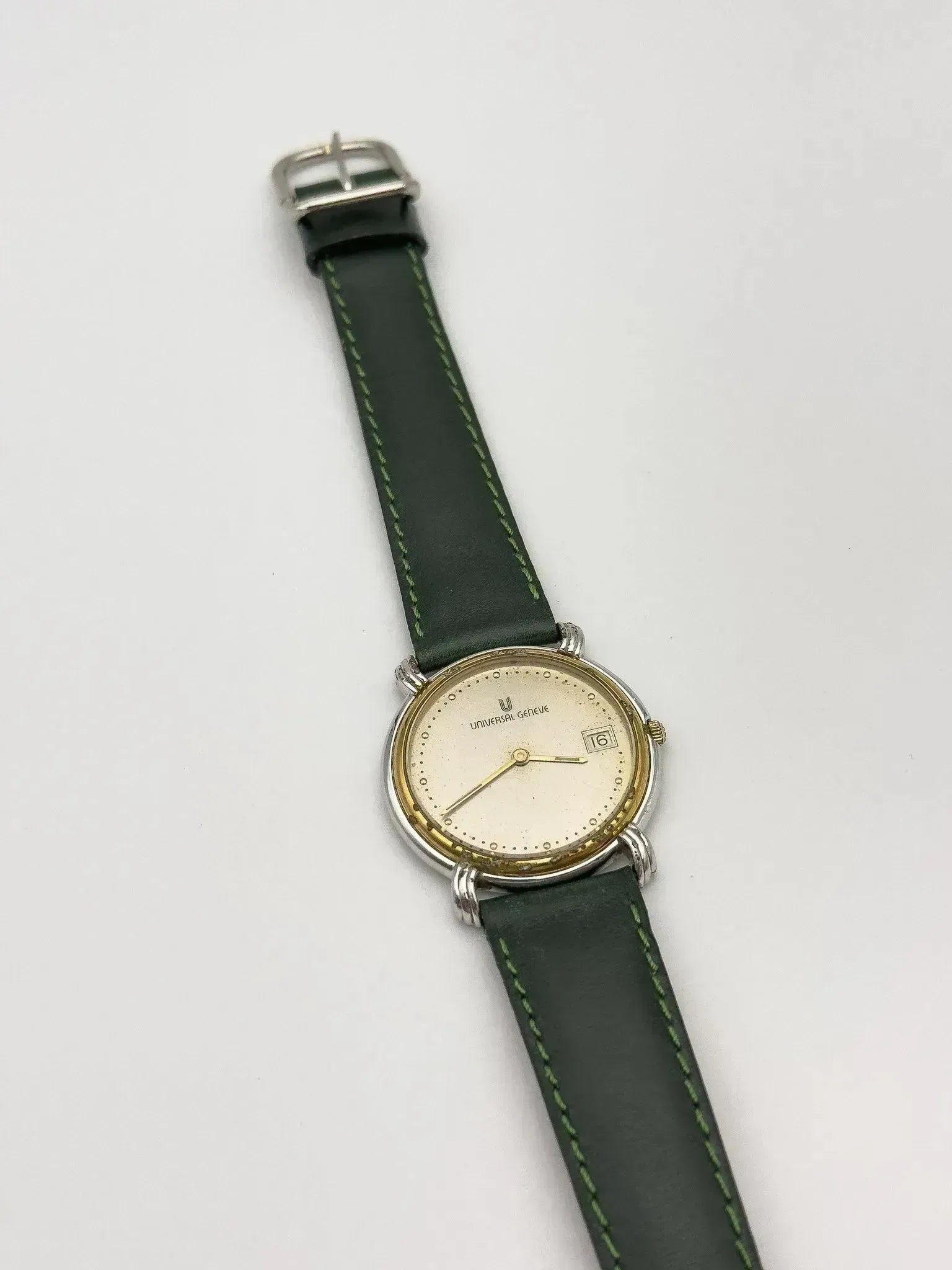 Universal Genève - Tear Drop Lugs Acier Or - 1980s - Atelier Victor