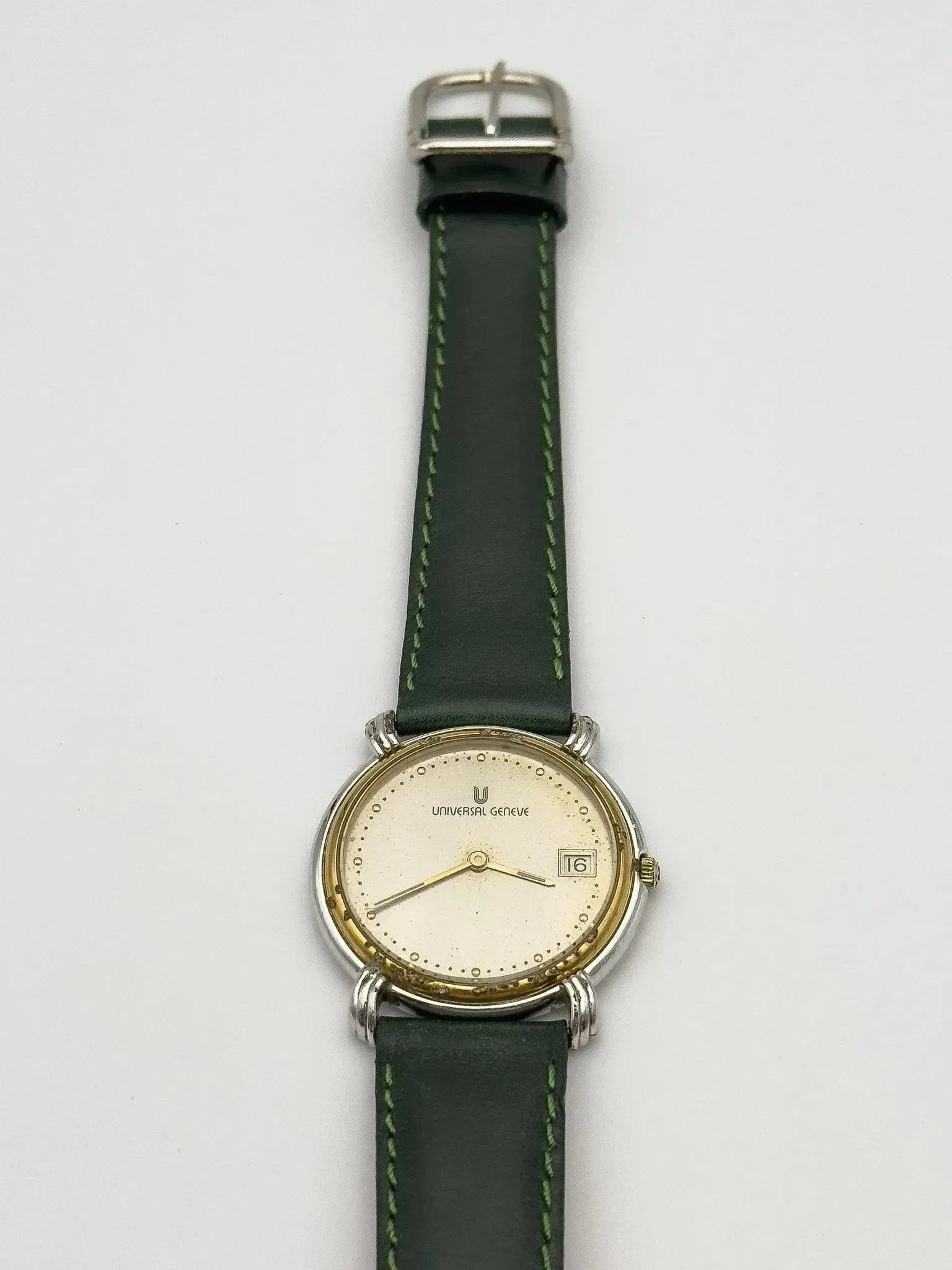 Universal Genève - Tear Drop Lugs Acier Or - 1980s - Atelier Victor