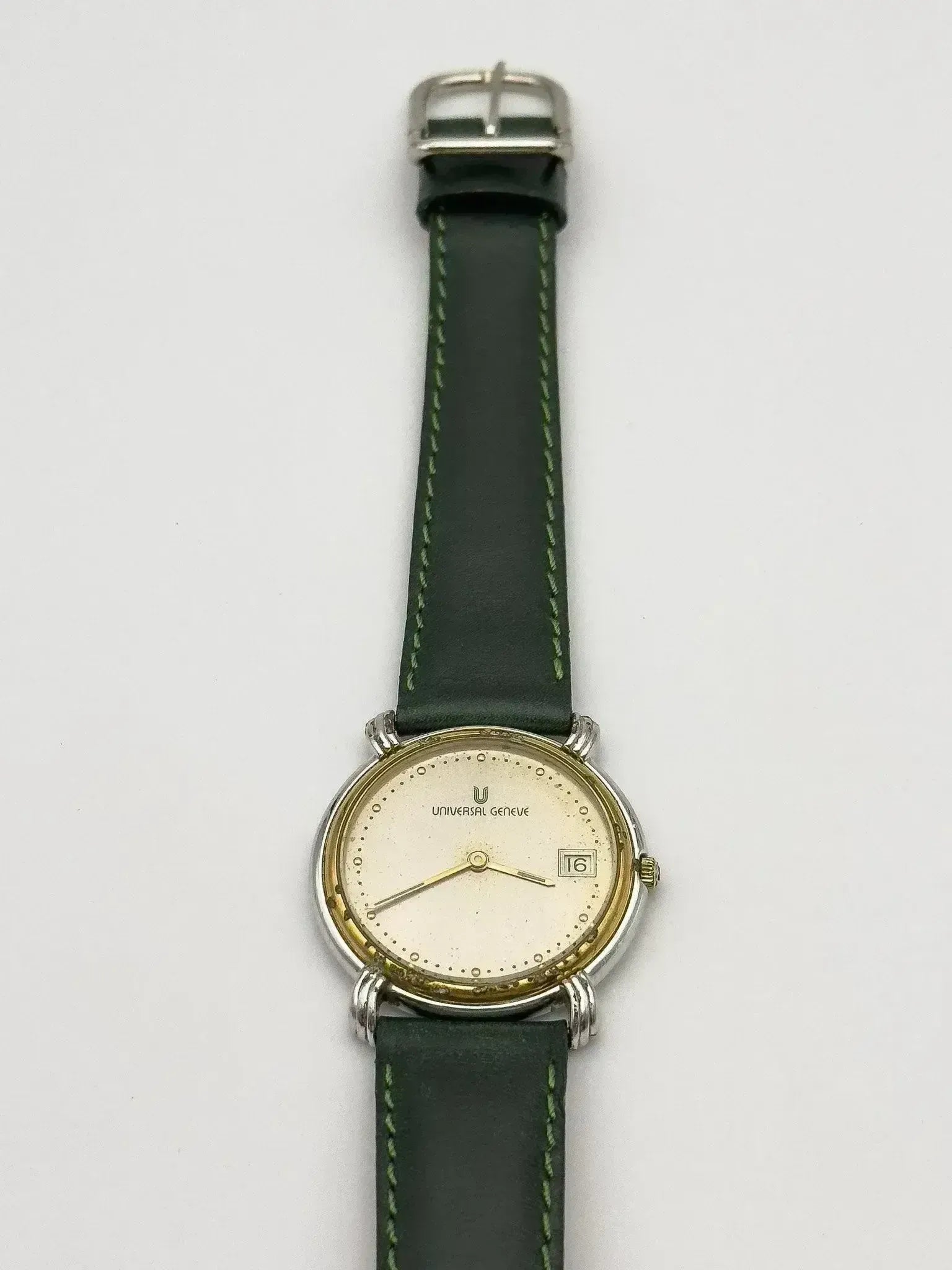 Universal Genève - Tear Drop Lugs Acier Or - 1980s - Atelier Victor