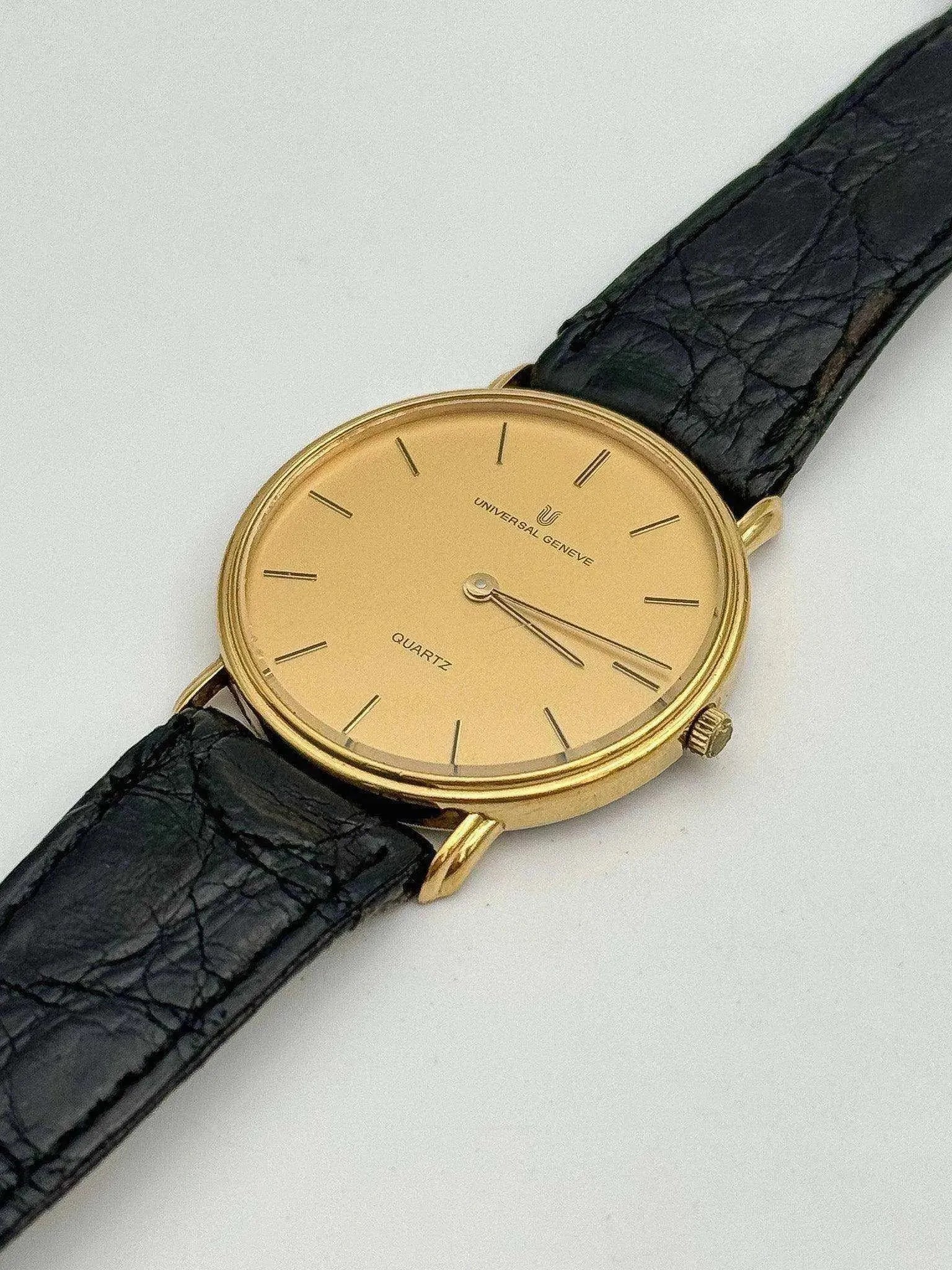 Universal Genève - Ultra Slim Gold Quartz - 1980s - Atelier Victor - Vintage Shop