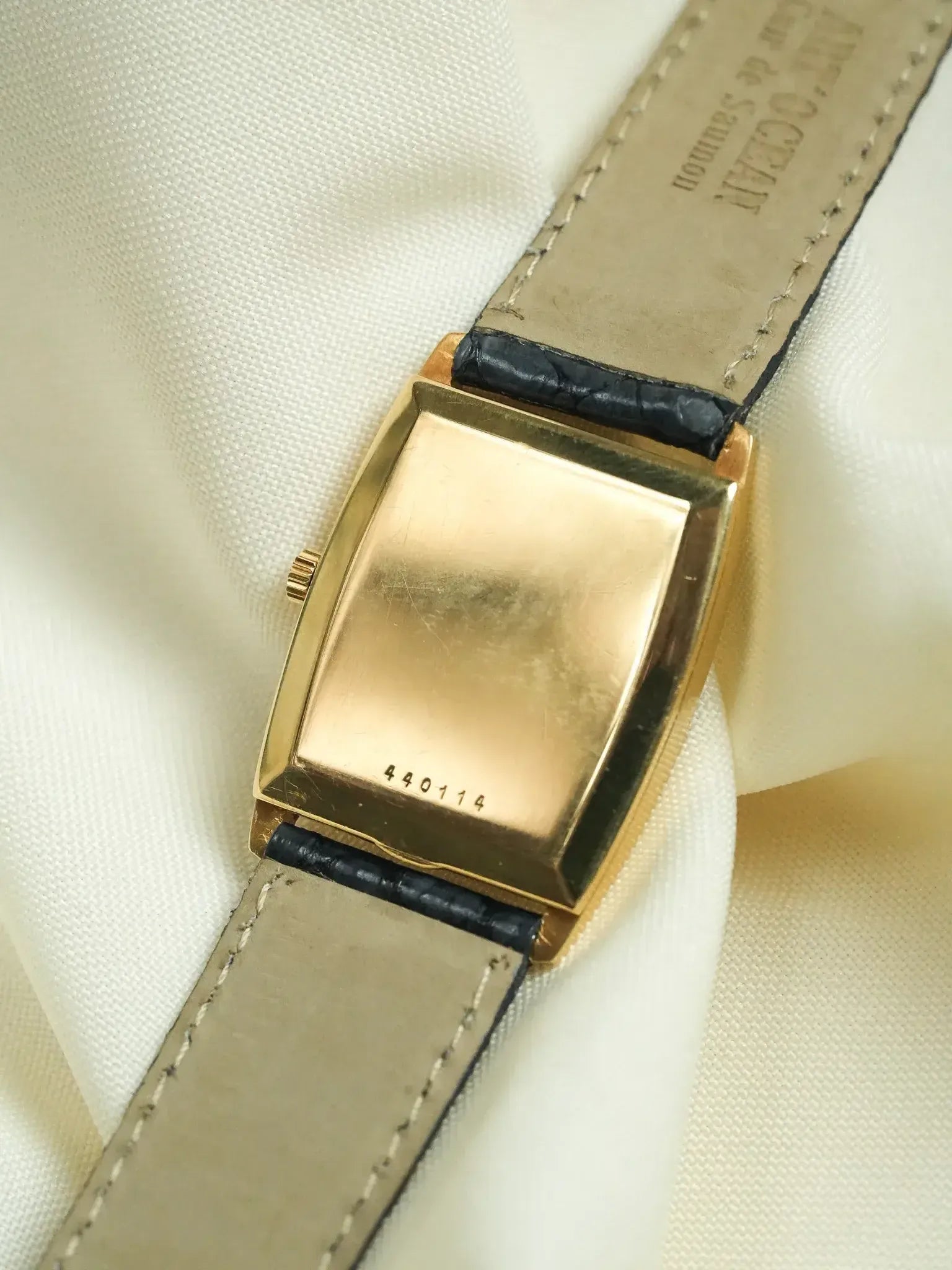 Vacheron Constantin - Tonneau 7813 Or Jaune 18k Index Onyx - 1970s - Atelier Victor