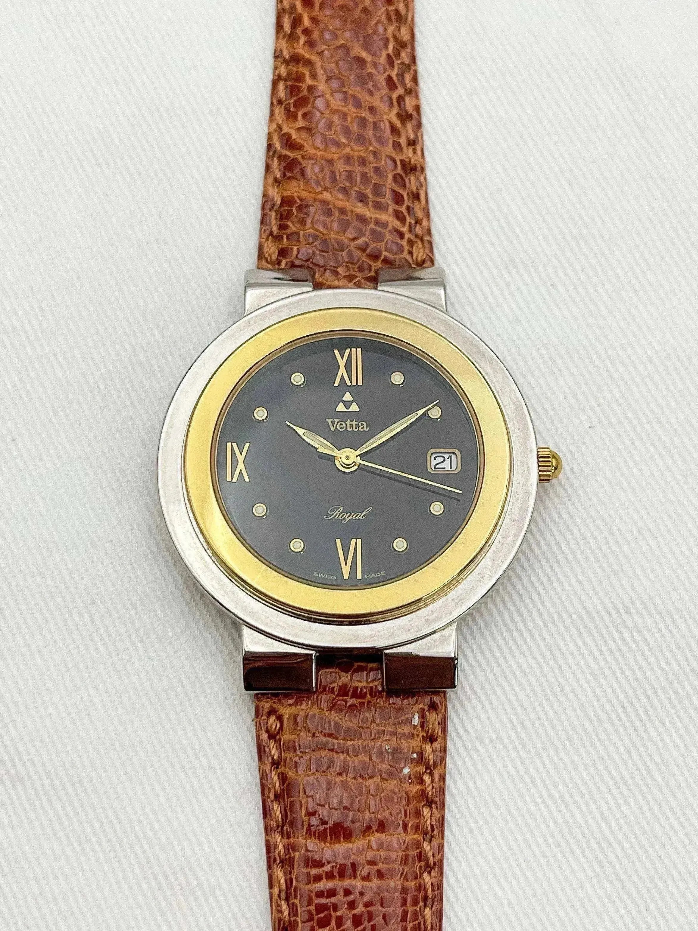 Vetta - Gold and Steel Dial - 1980s - Atelier Victor - Vintage Shop