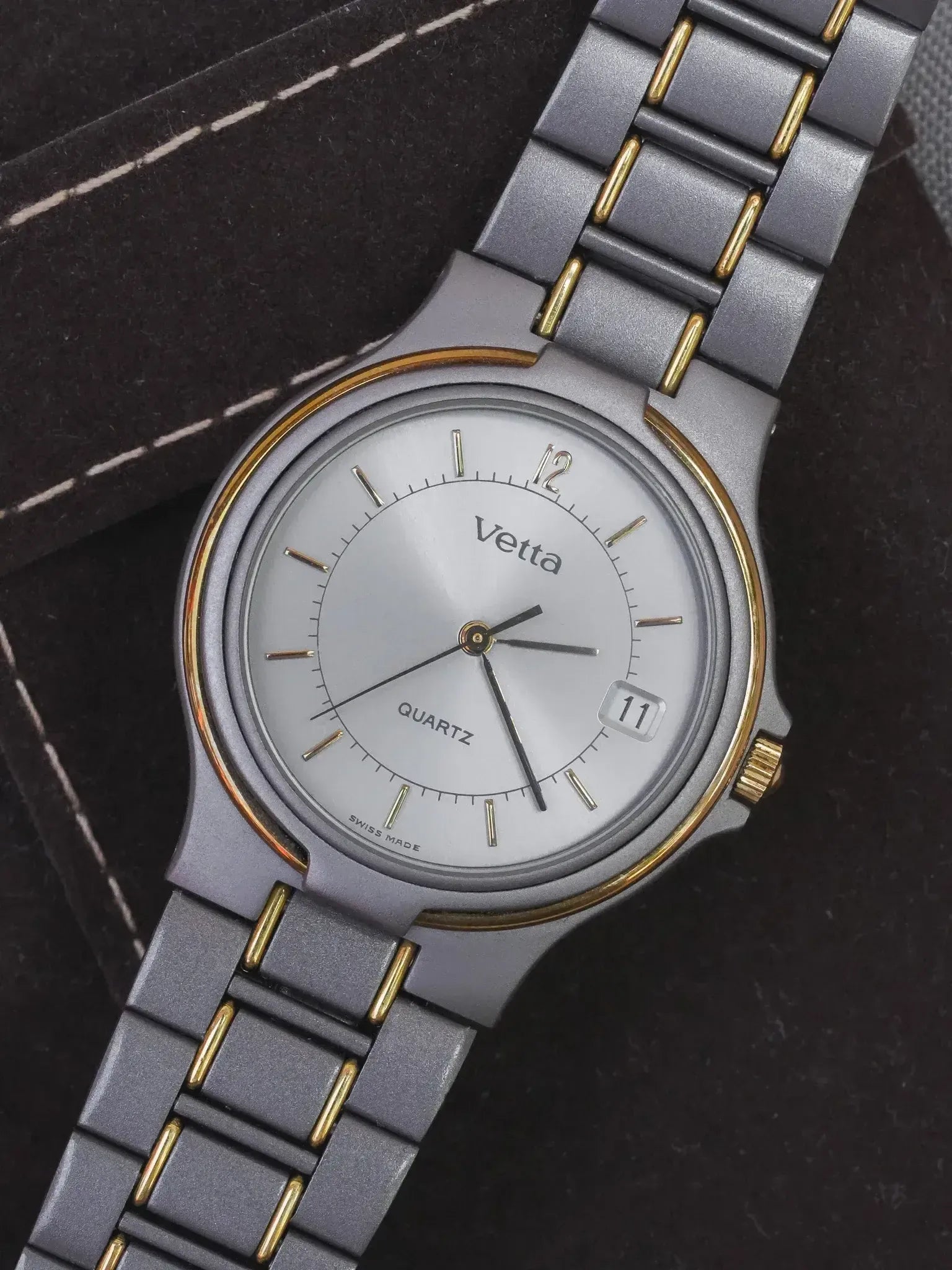 Vetta - Gris Anthracite Or - NOS - Boite & Papier - 1990s - Atelier Victor