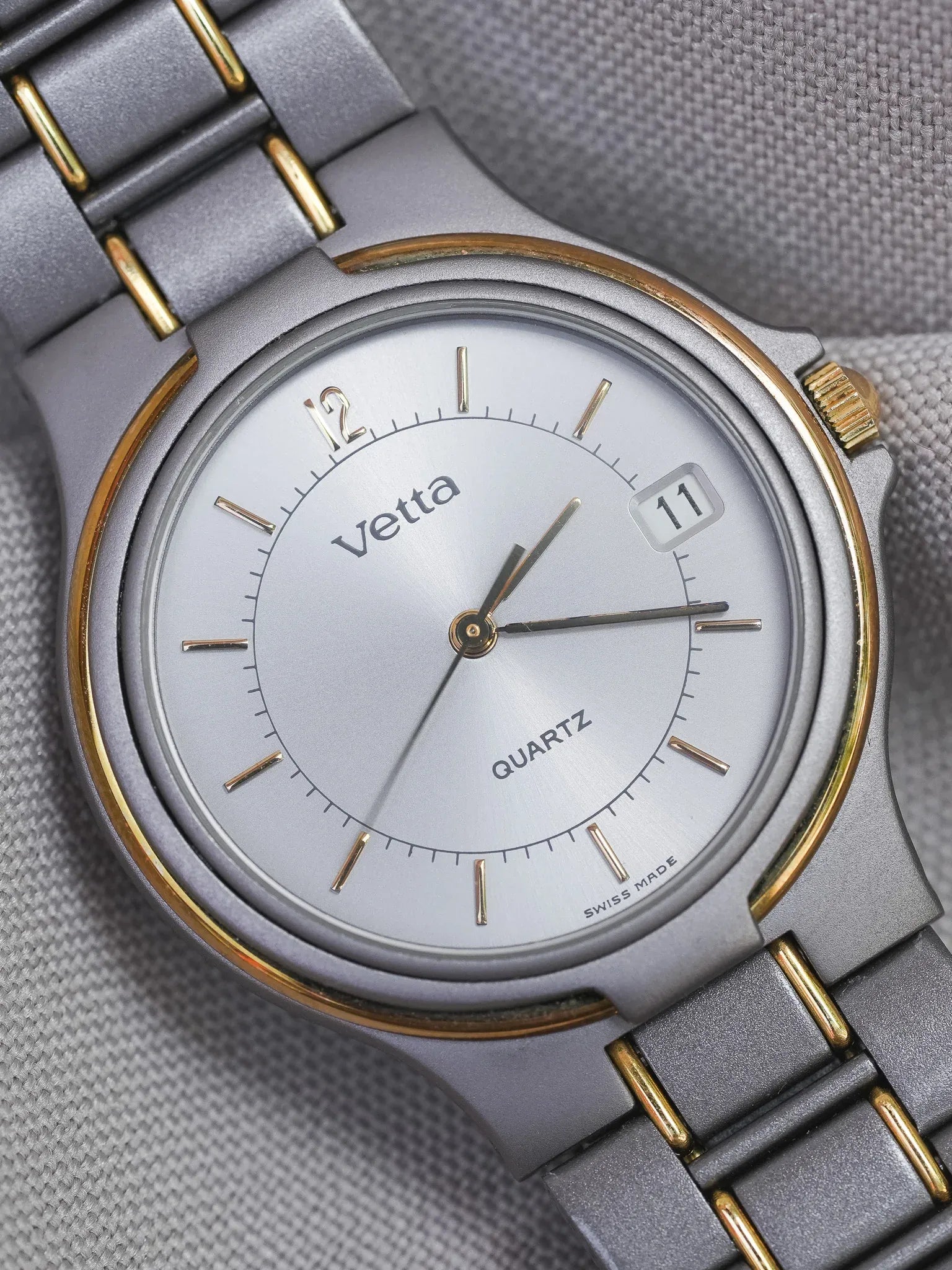 Vetta - Gris Anthracite Or - NOS - Boite & Papier - 1990s - Atelier Victor