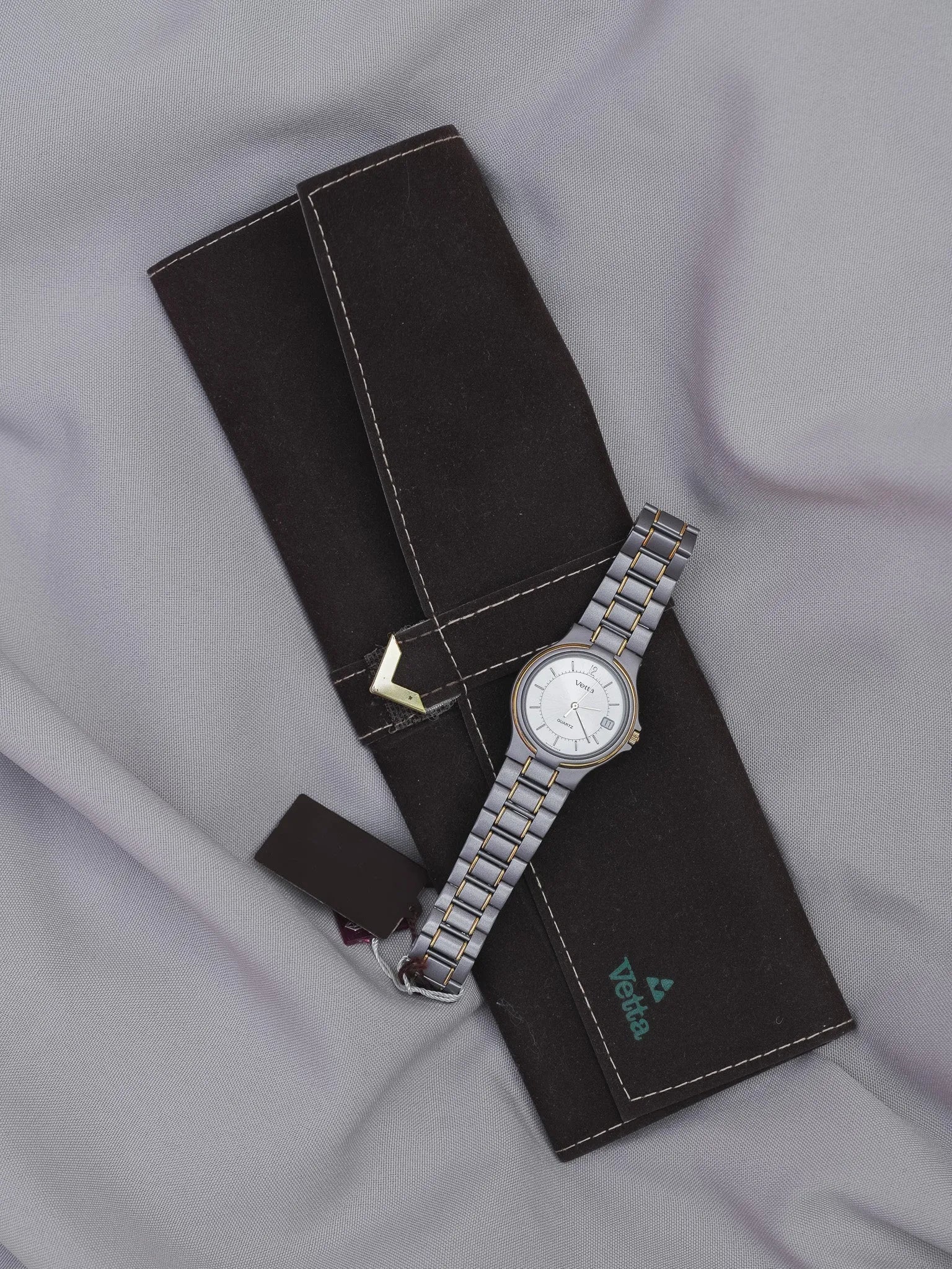 Vetta - Gris Anthracite Or - NOS - Boite & Papier - 1990s - Atelier Victor