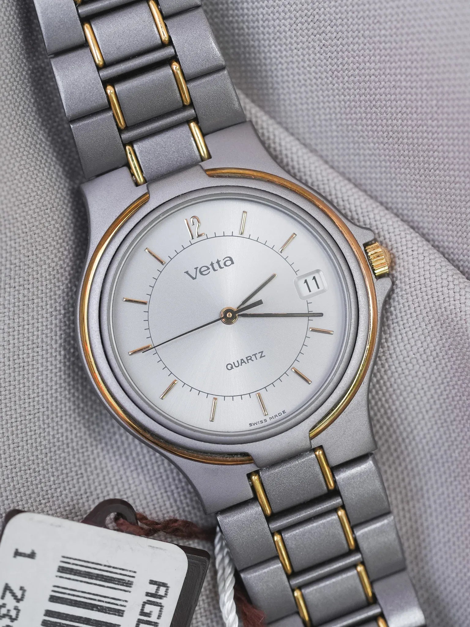 Vetta - Gris Anthracite Or - NOS - Boite & Papier - 1990s - Atelier Victor - Vintage Shop