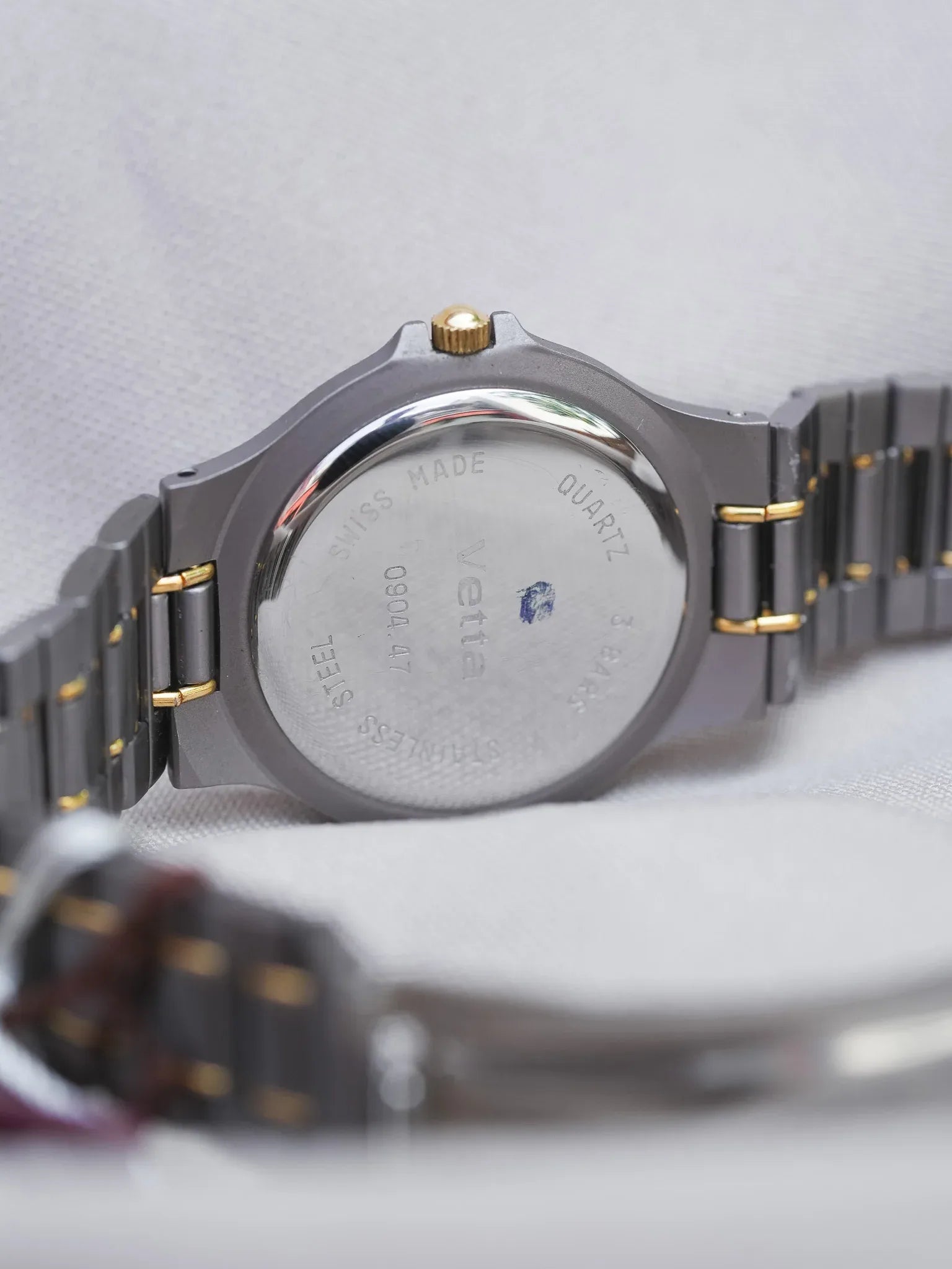 Vetta - Gris Anthracite Or - NOS - Boite & Papier - 1990s - Atelier Victor