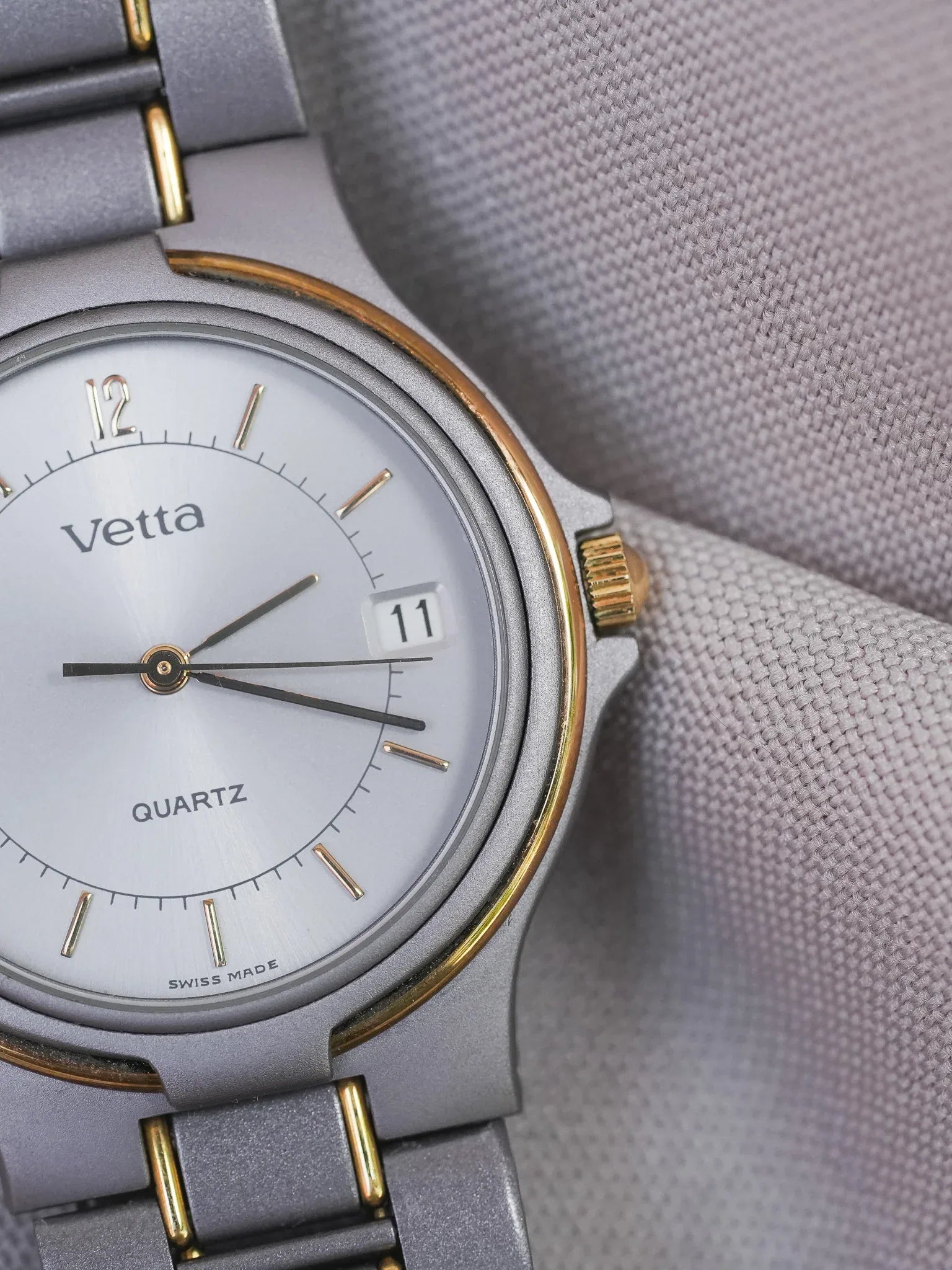 Vetta - Gris Anthracite Or - NOS - Boite & Papier - 1990s - Atelier Victor