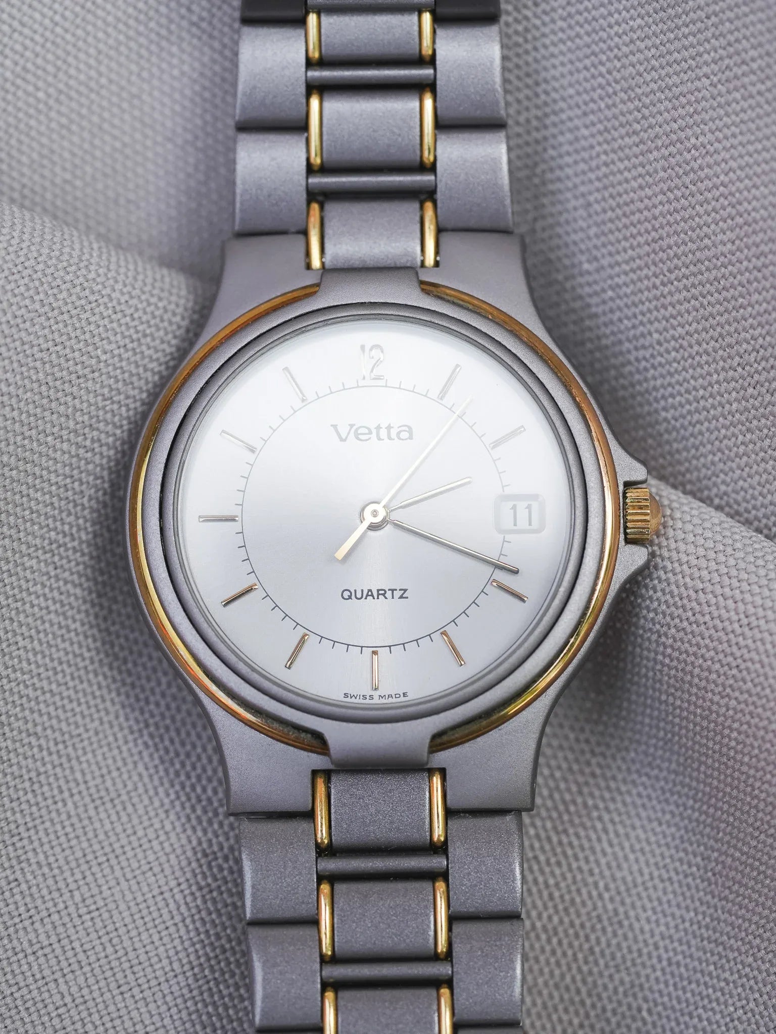 Vetta - Gris Anthracite Or - NOS - Boite & Papier - 1990s - Atelier Victor