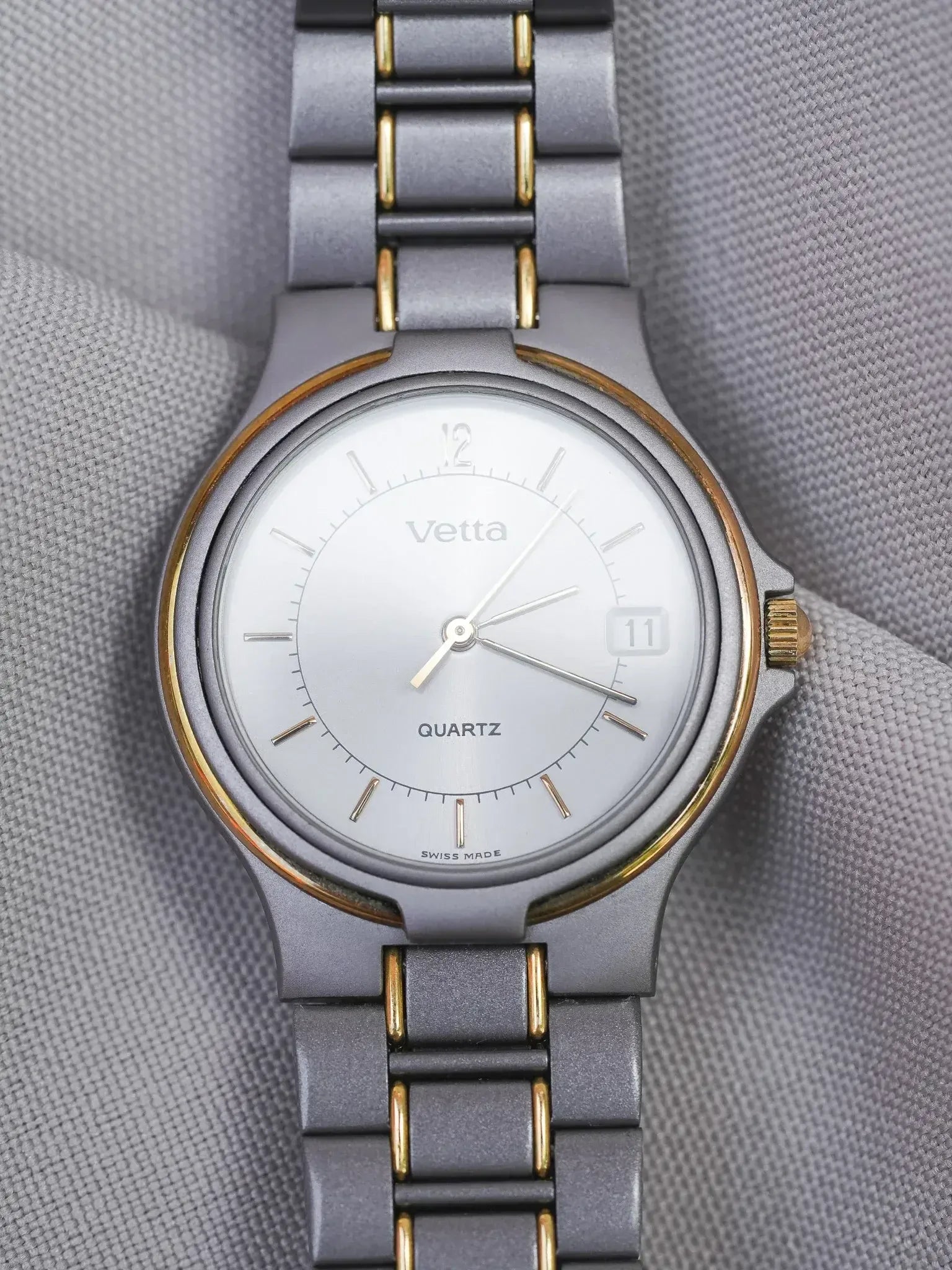 Vetta - Gris Anthracite Or - NOS - Boite & Papier - 1990s - Atelier Victor