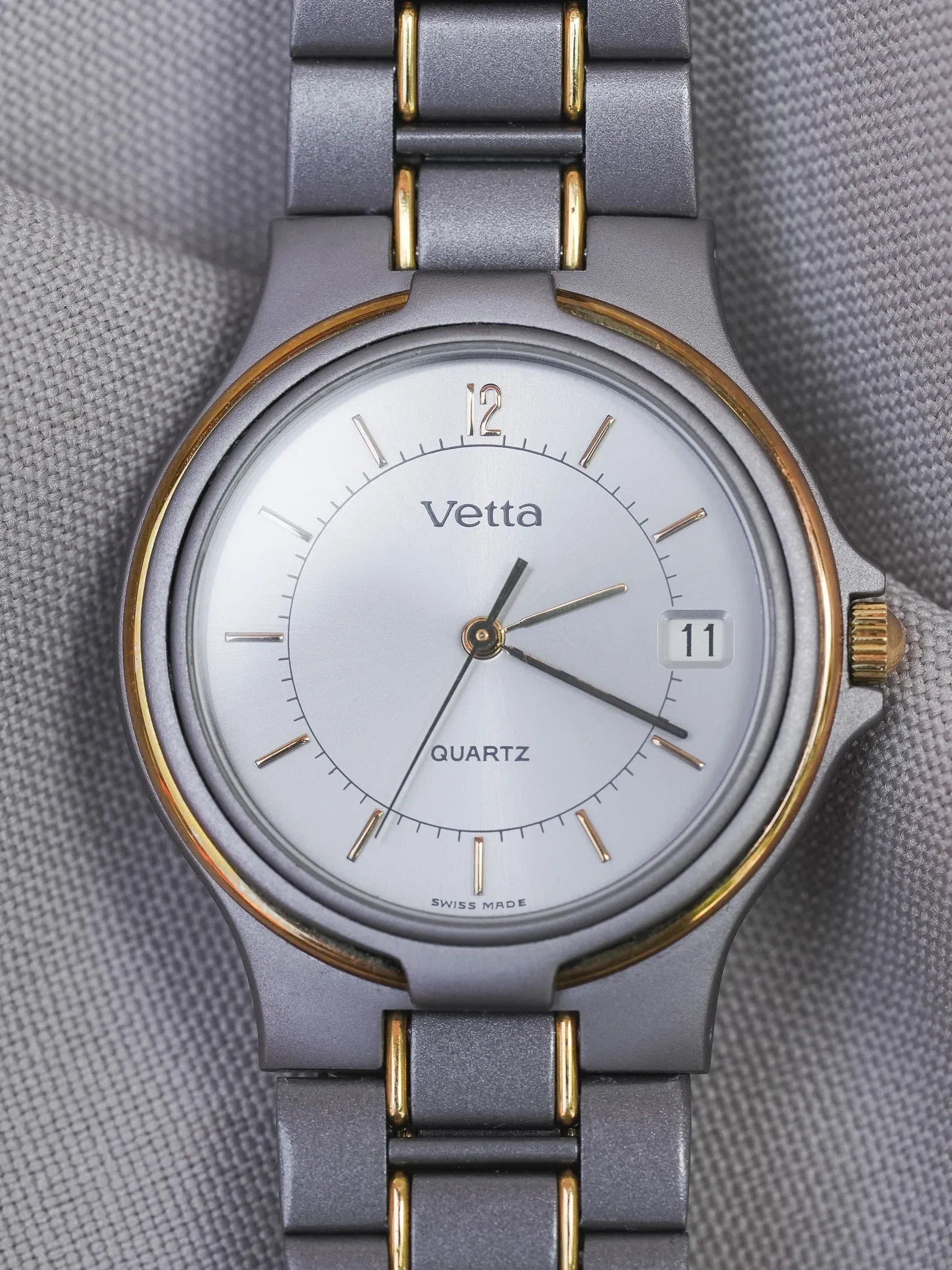 Vetta - Gris Anthracite Or - NOS - Boite & Papier - 1990s - Atelier Victor