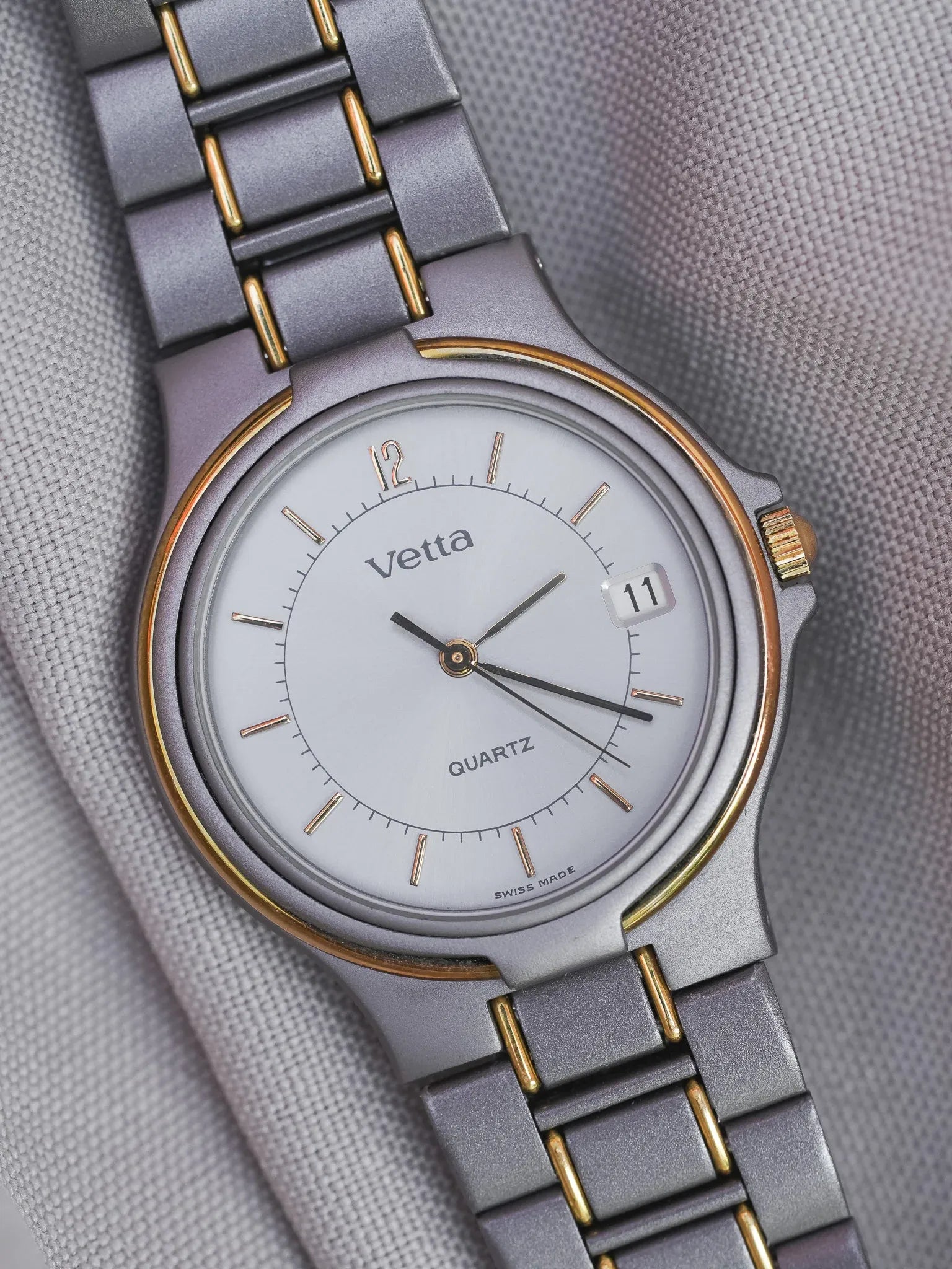 Vetta - Gris Anthracite Or - NOS - Boite & Papier - 1990s - Atelier Victor