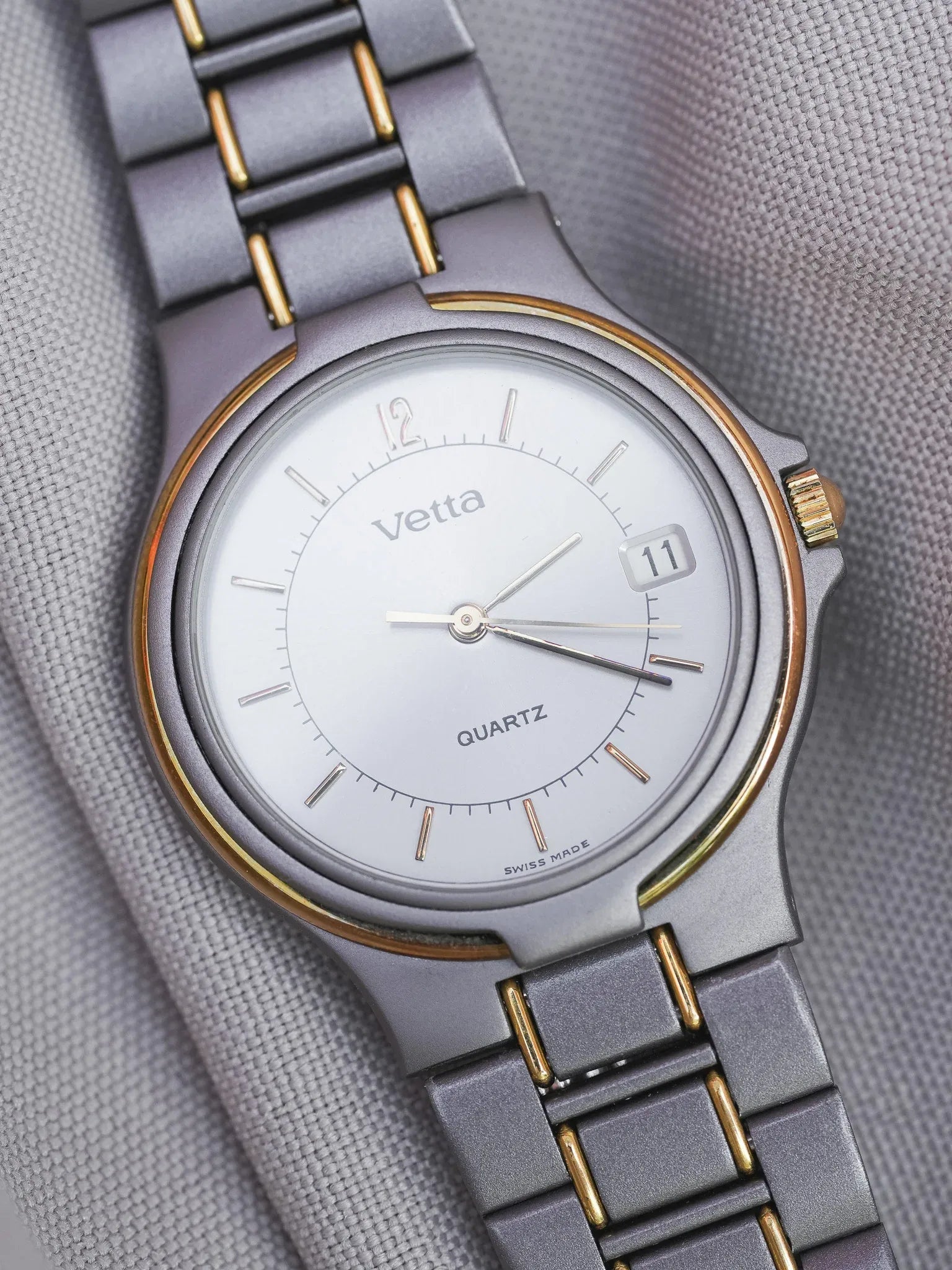 Vetta - Gris Anthracite Or - NOS - Boite & Papier - 1990s - Atelier Victor