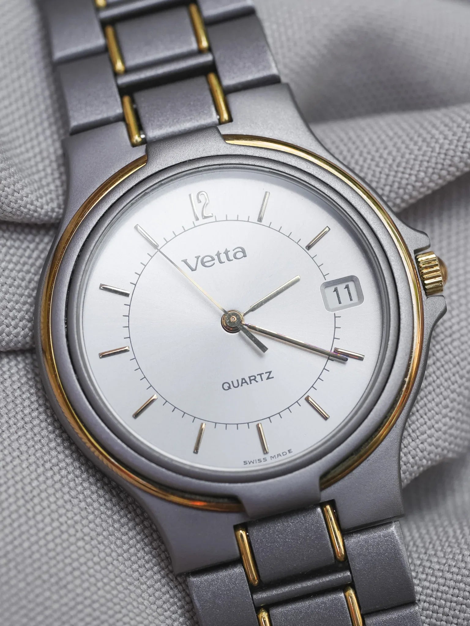 Vetta - Gris Anthracite Or - NOS - Boite & Papier - 1990s - Atelier Victor