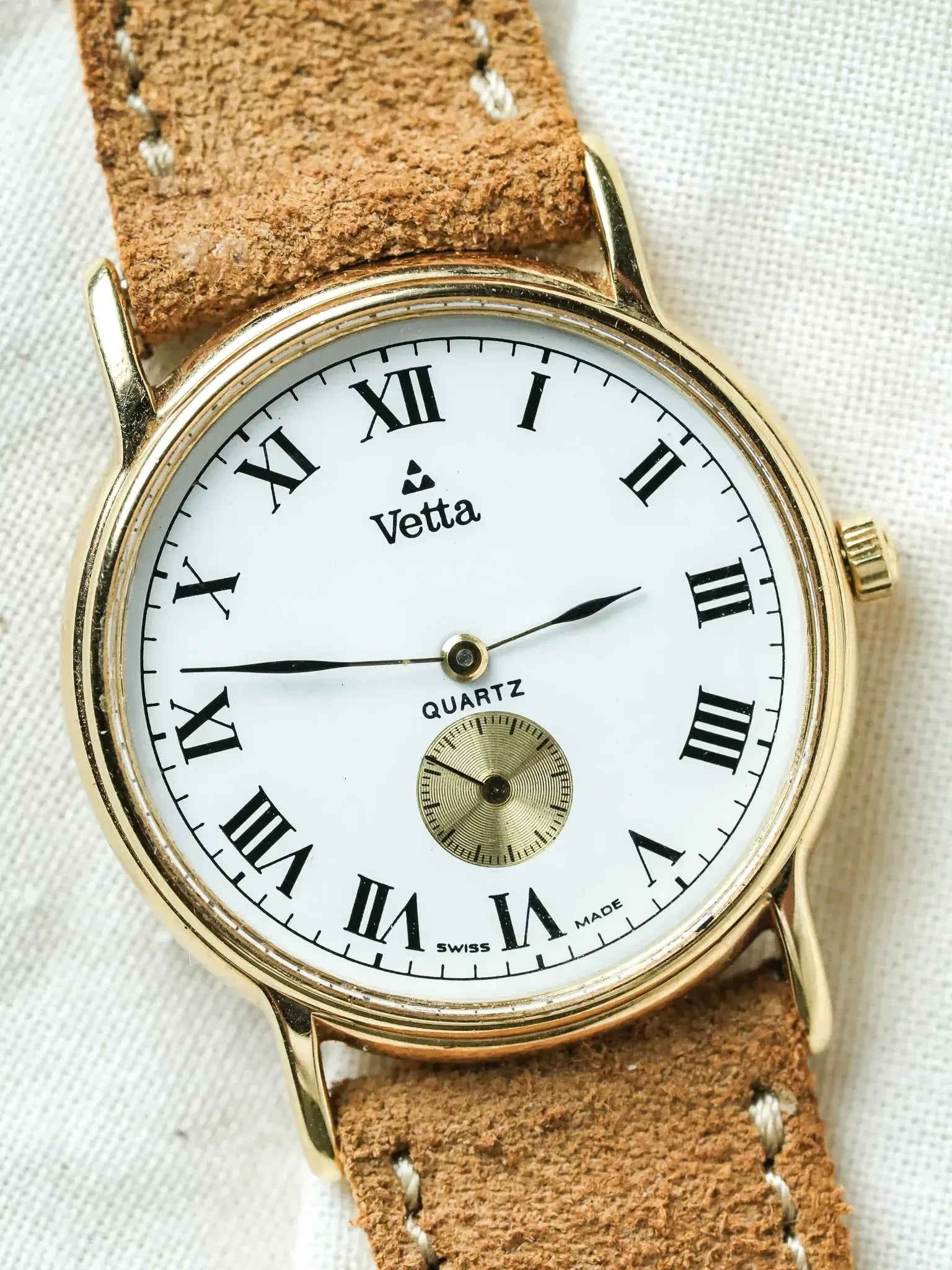 Vetta - Or Cadran Blanc Petite-seconde - 1990s - Atelier Victor