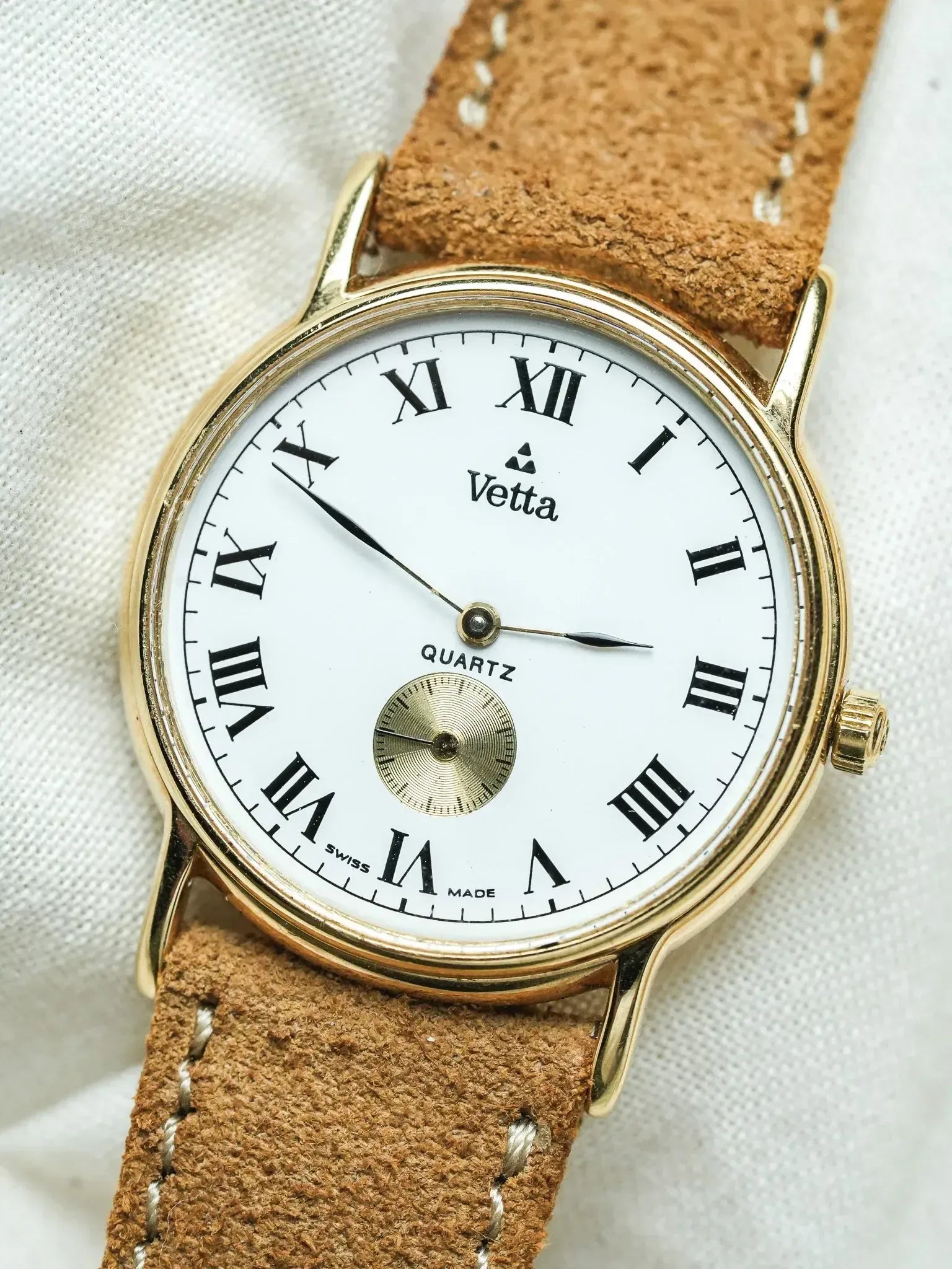 Vetta - Or Cadran Blanc Petite-seconde - 1990s - Atelier Victor