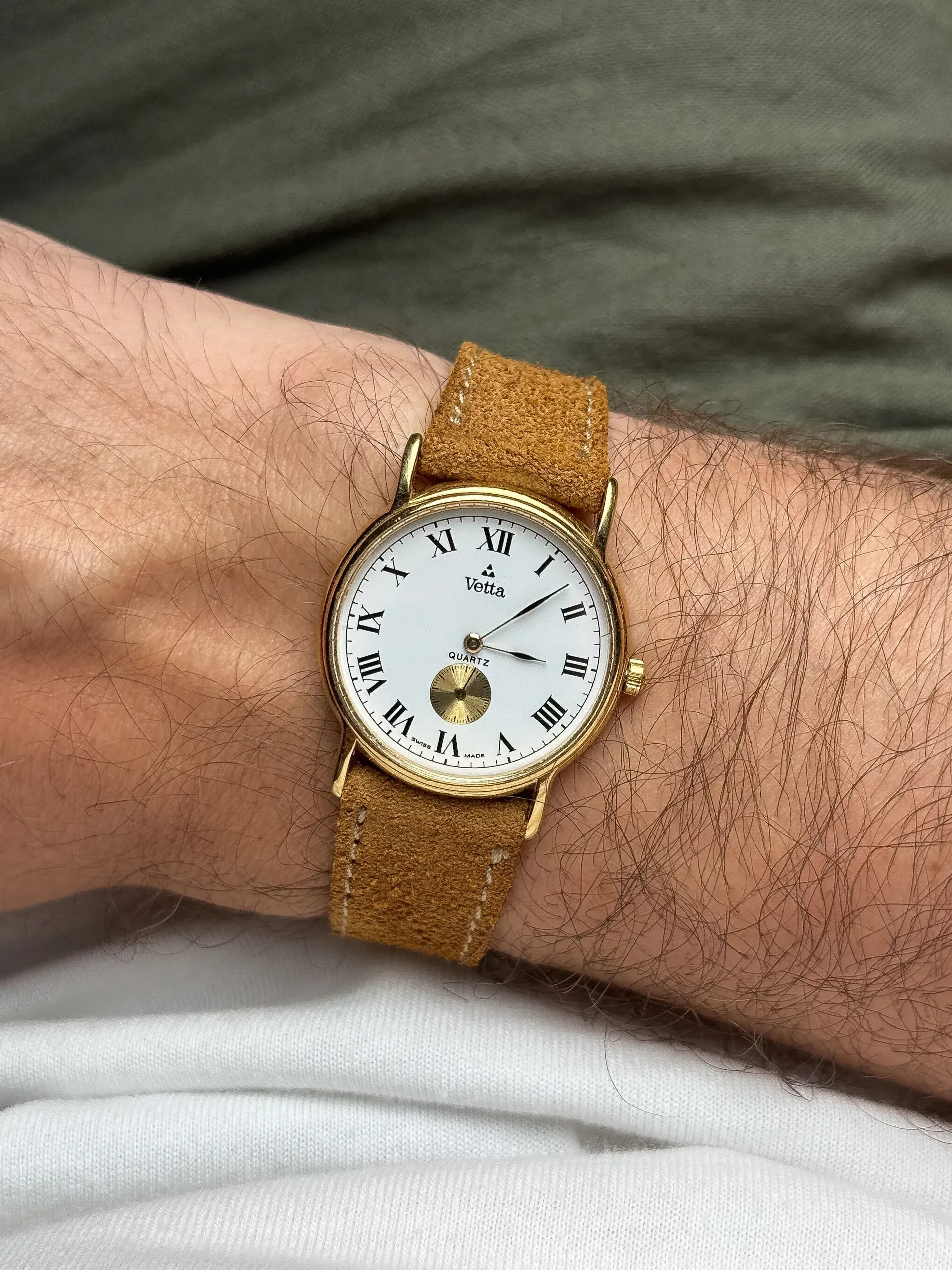 Vetta - Or Cadran Blanc Petite-seconde - 1990s - Atelier Victor