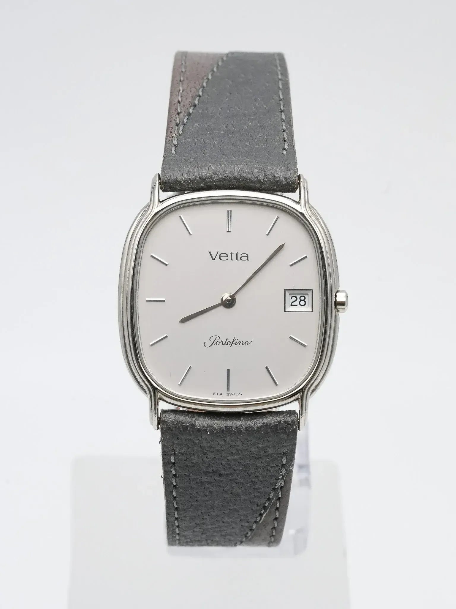 Vetta - Tonneau Acier Cadran Gris - NOS - 1980S - Atelier Victor