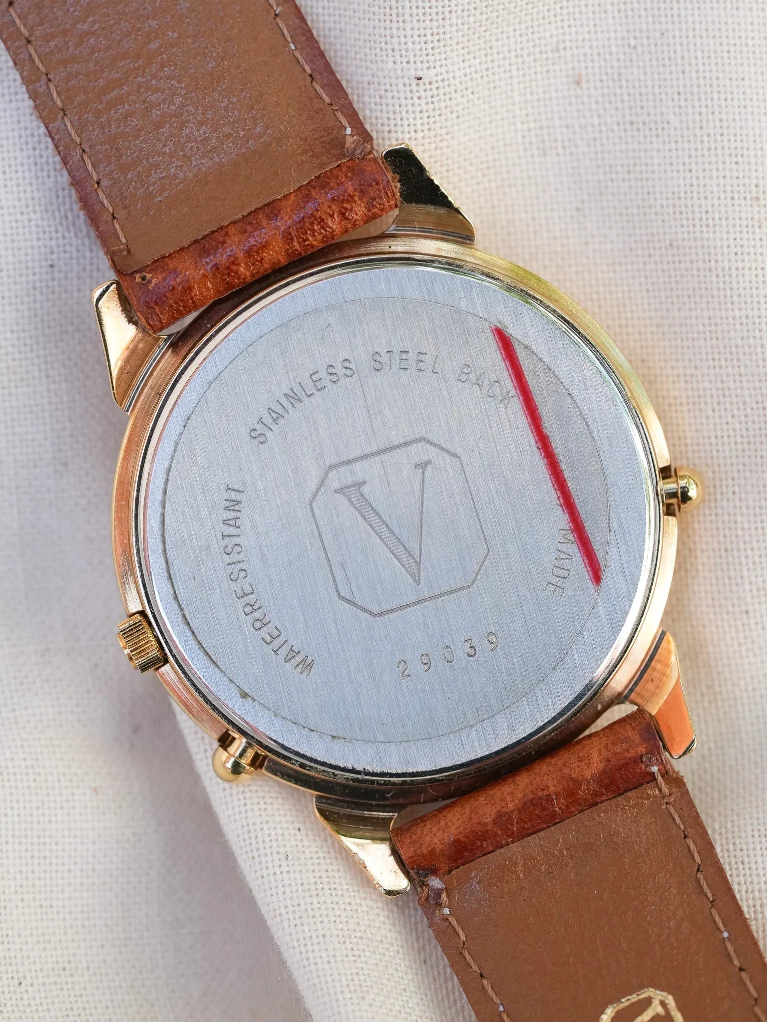 Viceroy - Triple Calendar Phase de lune Plaqué or - 1990s - Atelier Victor - Vintage Shop