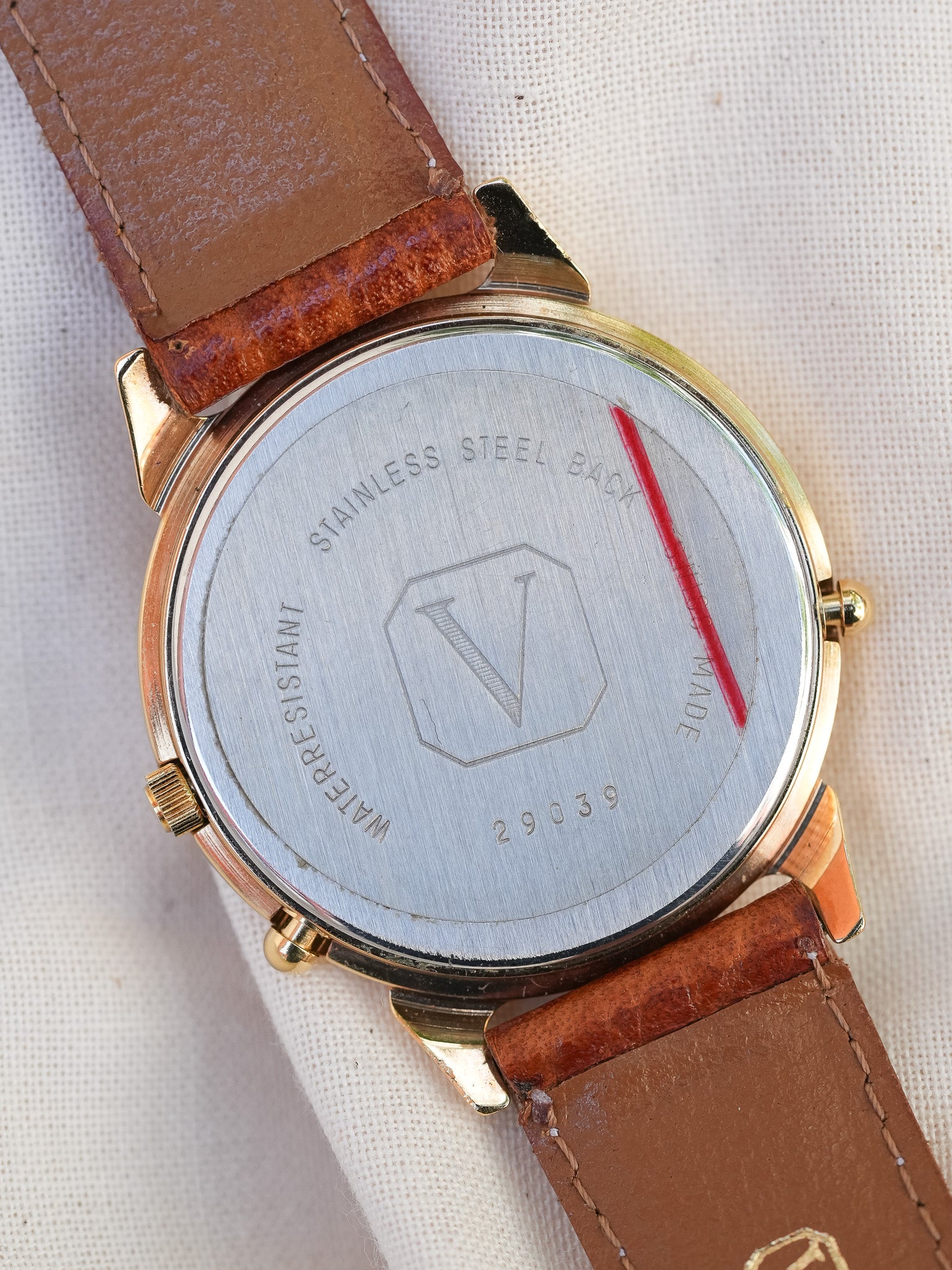 Viceroy - Triple Calendar Phase de lune Plaqué or - 1990s - Atelier Victor - Vintage Shop