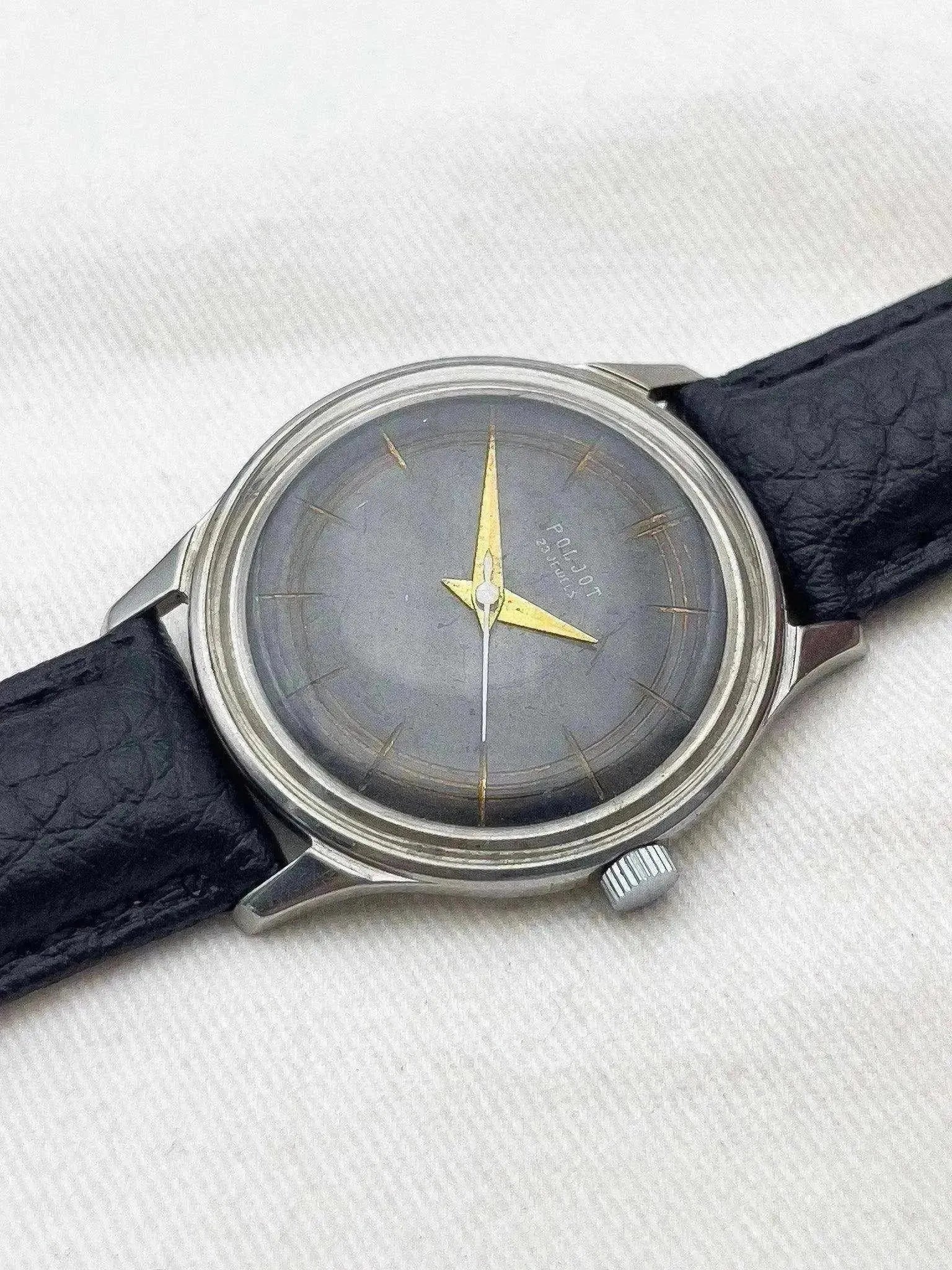 Vostok - Acier noir dauphine or - 1970s - Atelier Victor